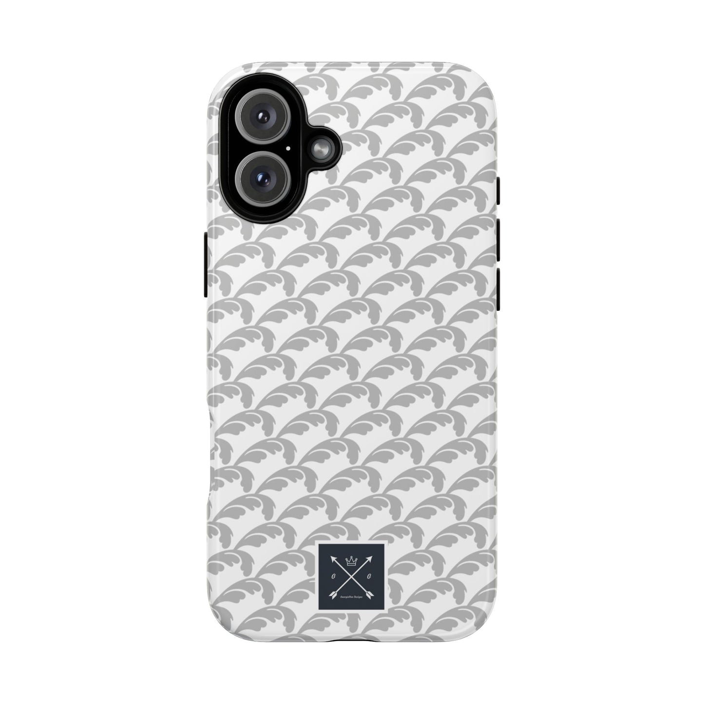 Beautiful Beloved Flourish (silver/white) - Tough Phone Cases