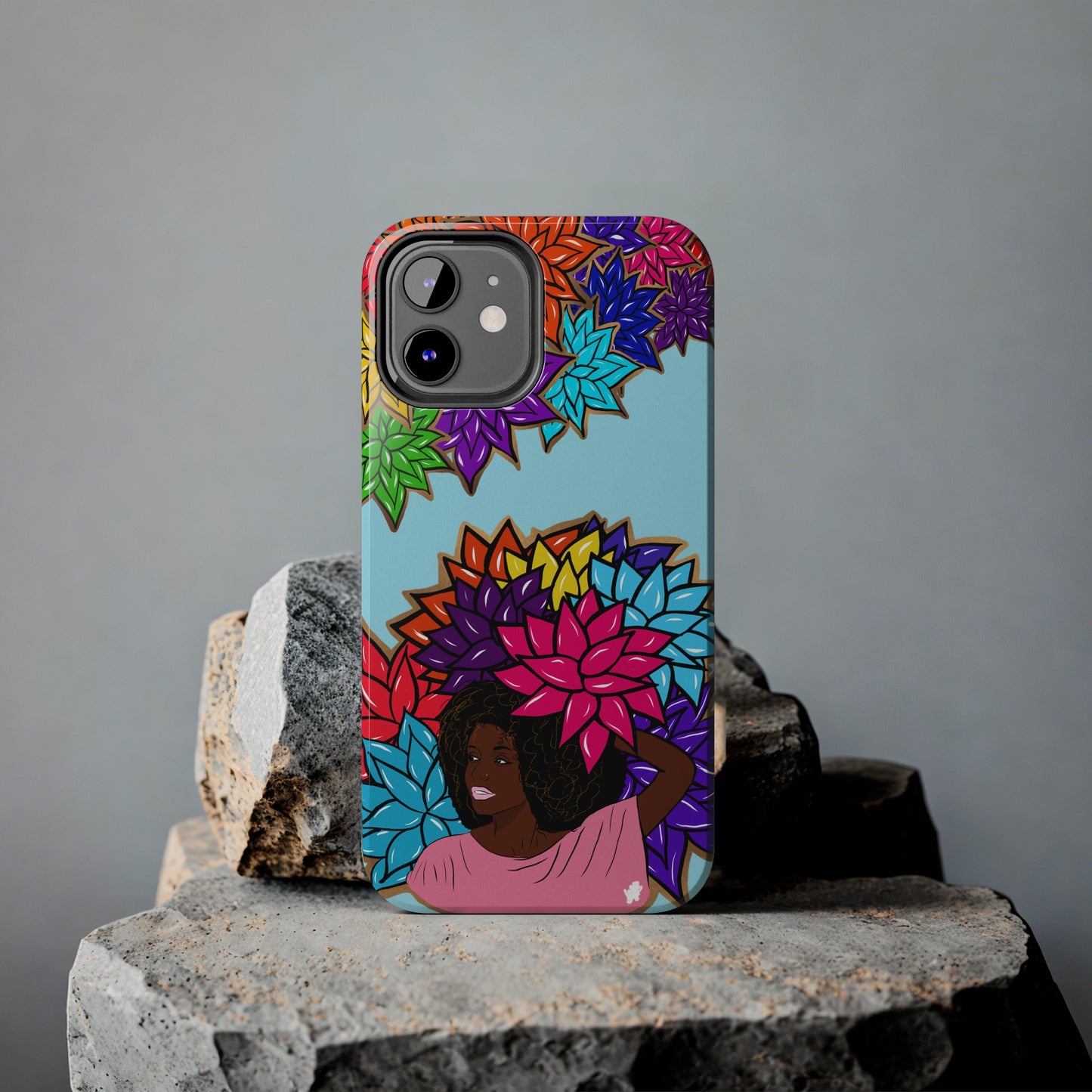 Beauty with Flowers - Tough Phone Cases