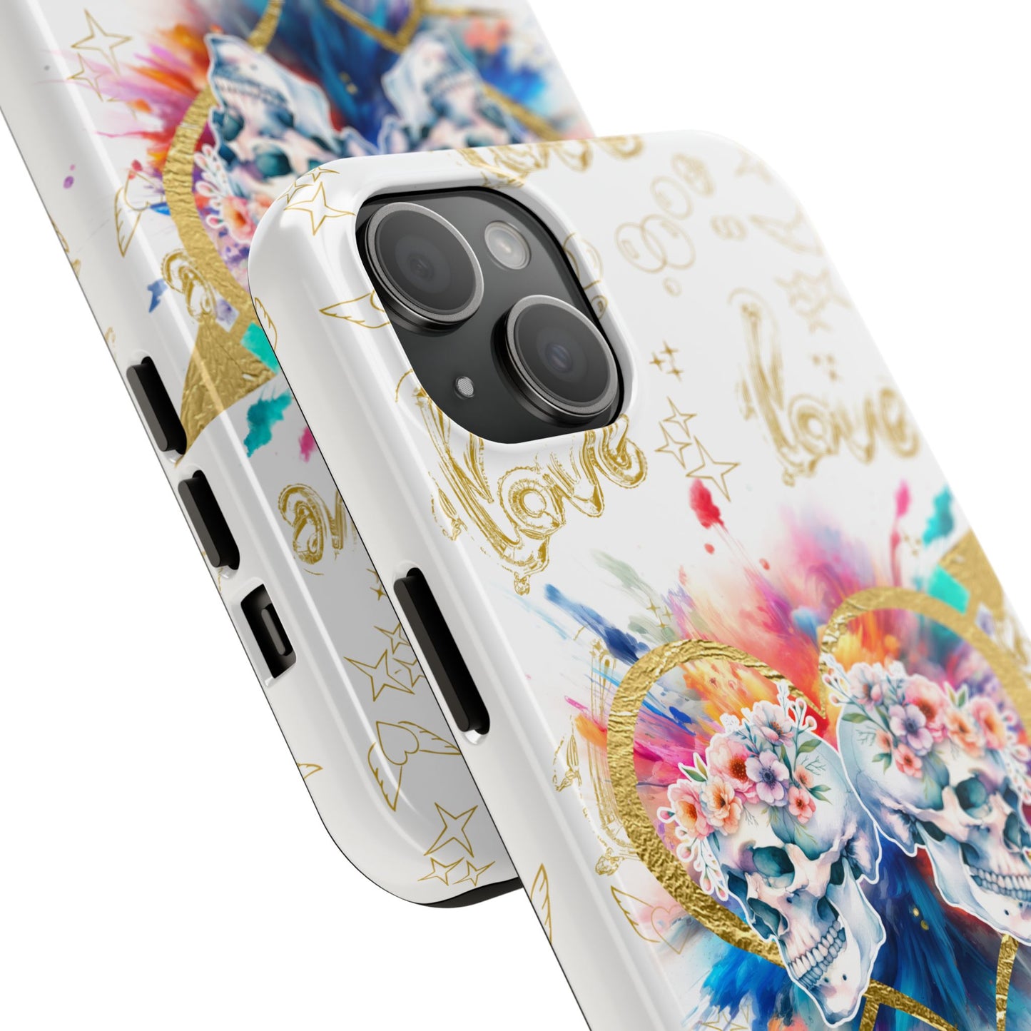 Love is Golden Watercolor - Tough Phone Cases