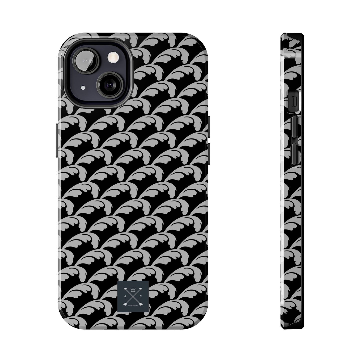 Beautiful Beloved One Flourish (silver/black) - Tough Phone Cases