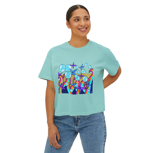 Bubble Rave - Women's Boxy Tee