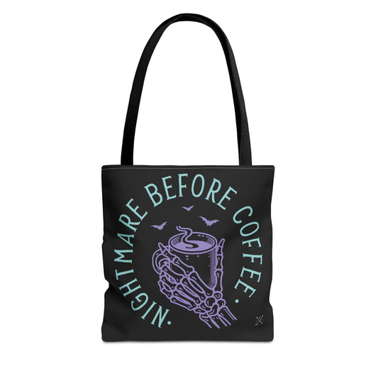 Nightmare Before Coffee - Tote Bag (AOP)