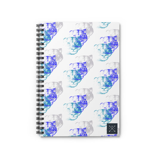 Lioness Arising - Spiral Notebook - Ruled Line - wht