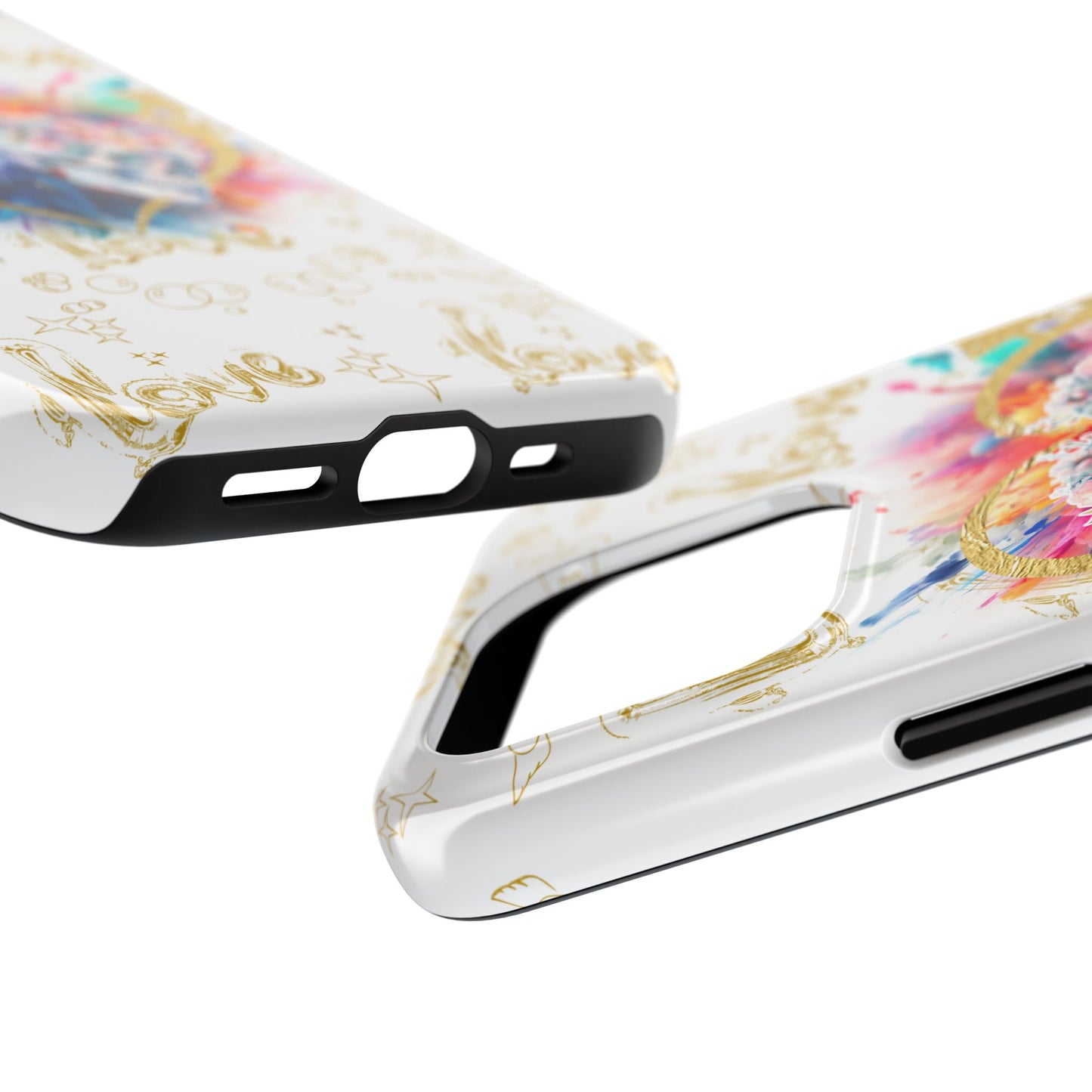 Love is Golden Watercolor - Tough Phone Cases