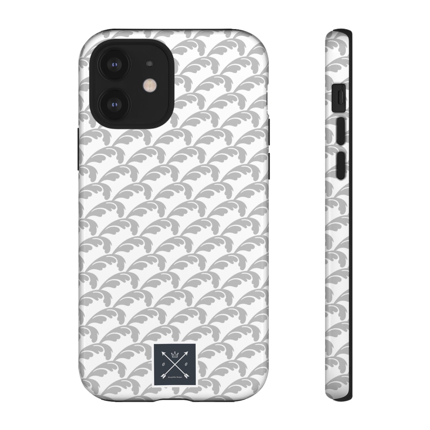 Beautiful Beloved Flourish (silver/white) - Tough Phone Cases