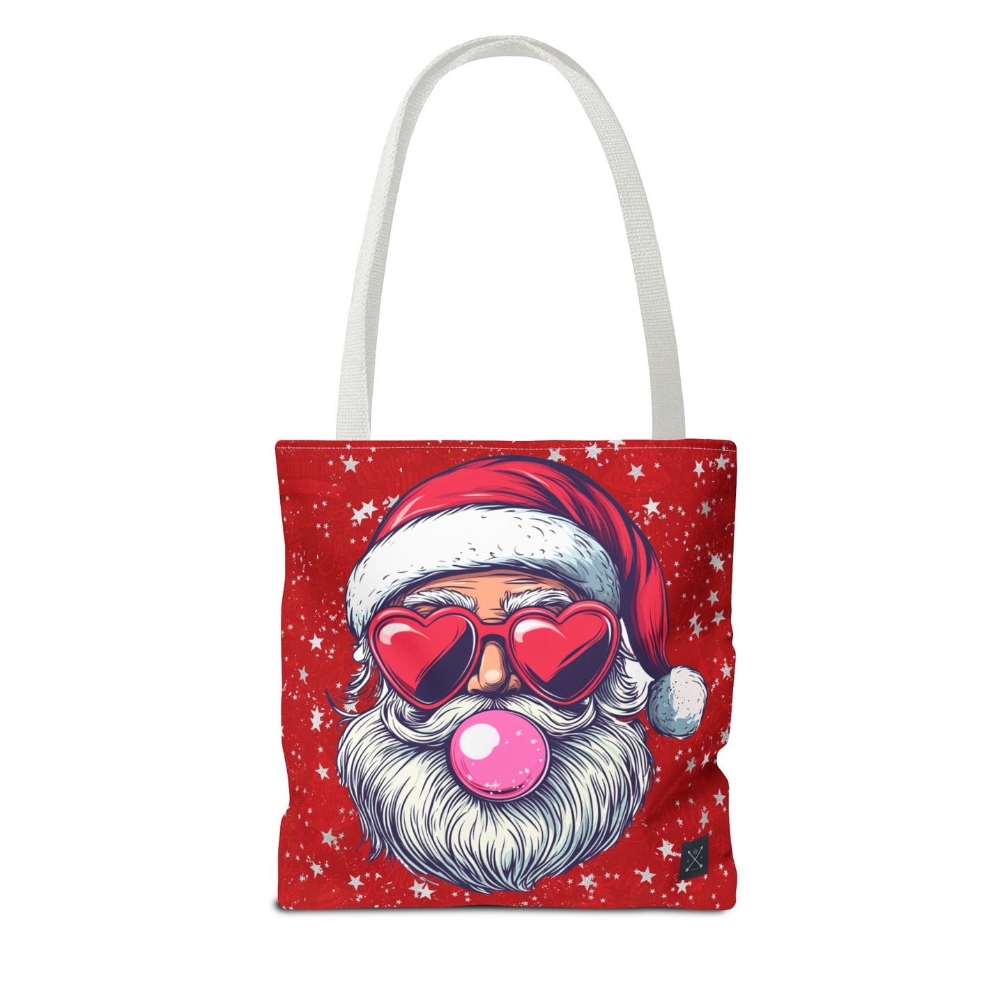 Retro Bubblegum Santa - Tote Bag (AOP)
