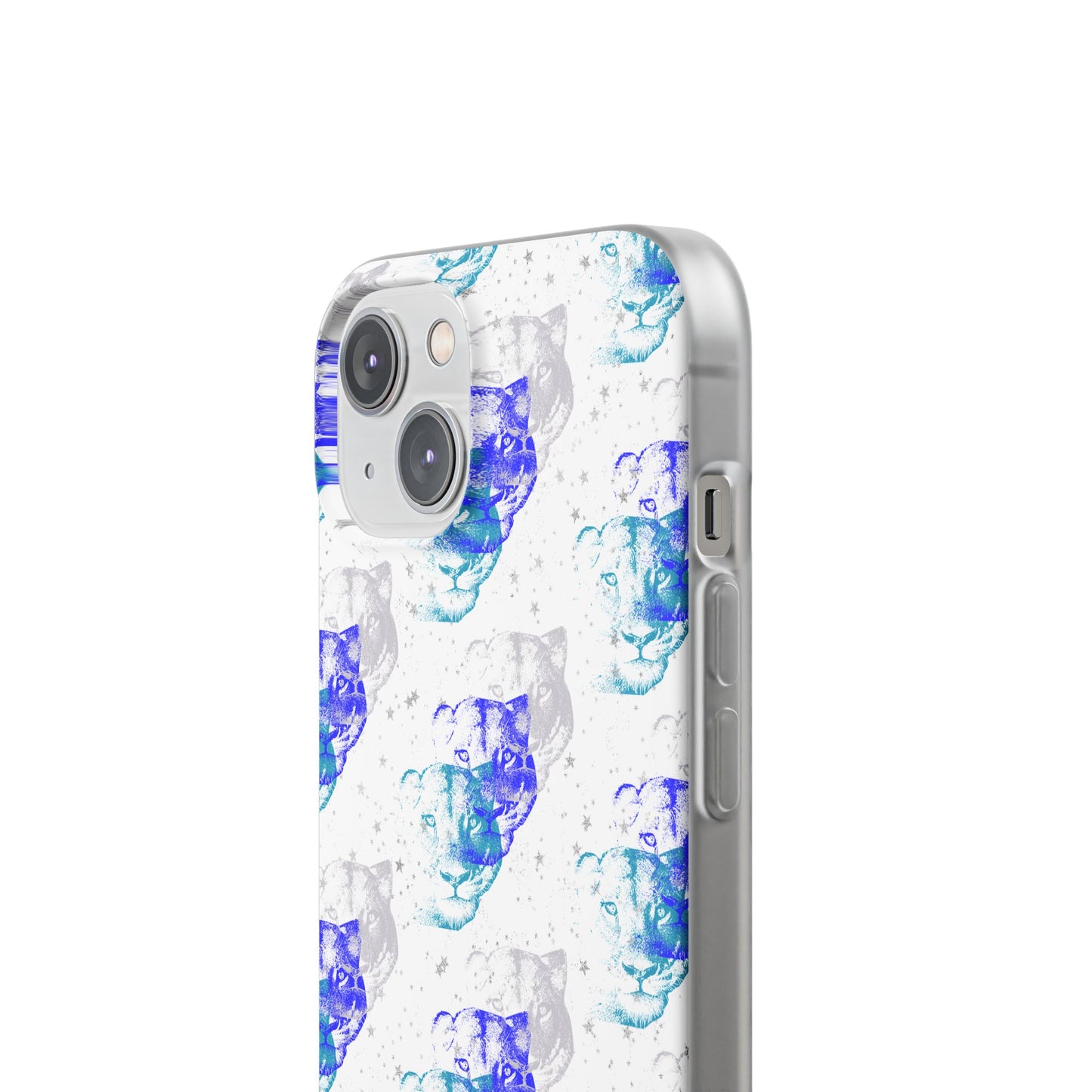 Lioness Arising (white/blue) - Flexi Phone Cases