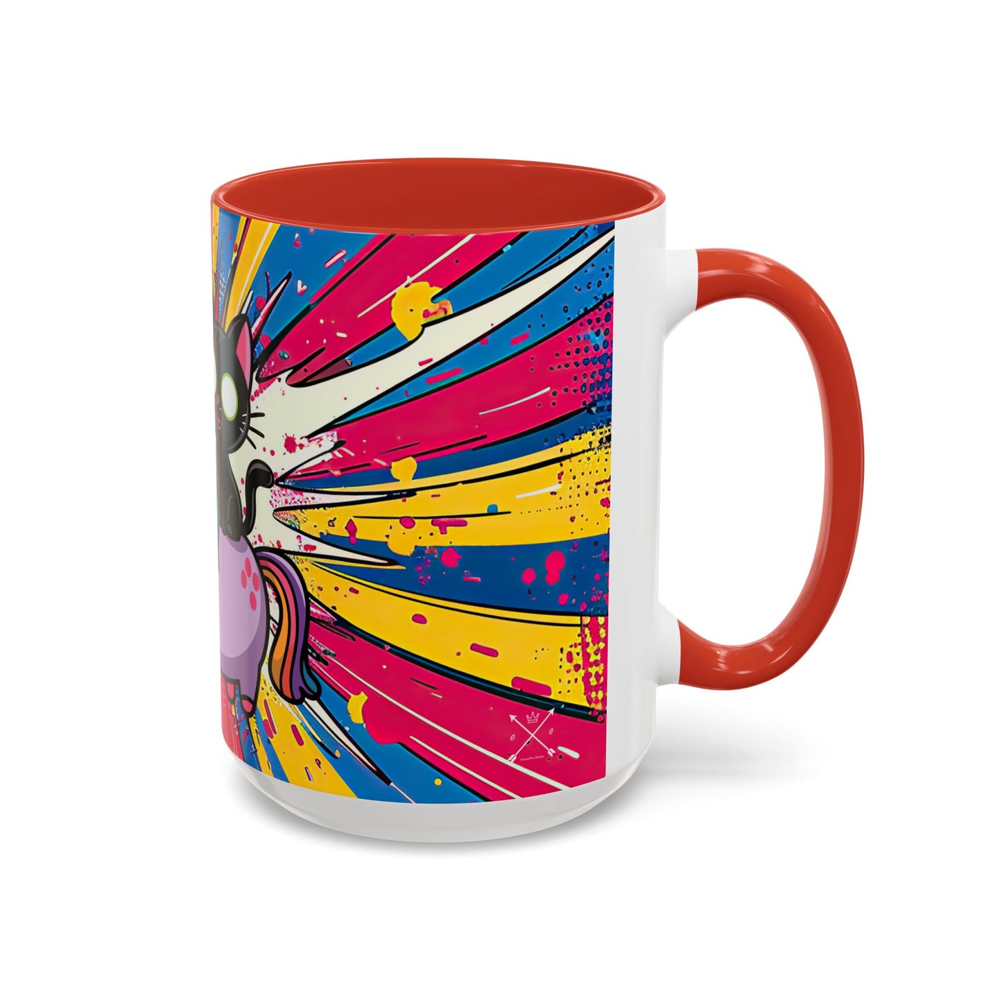 Giddy Up There's Chaos To Spread, Unicorn Cat Design - (11oz or 15oz) Coffee Mug