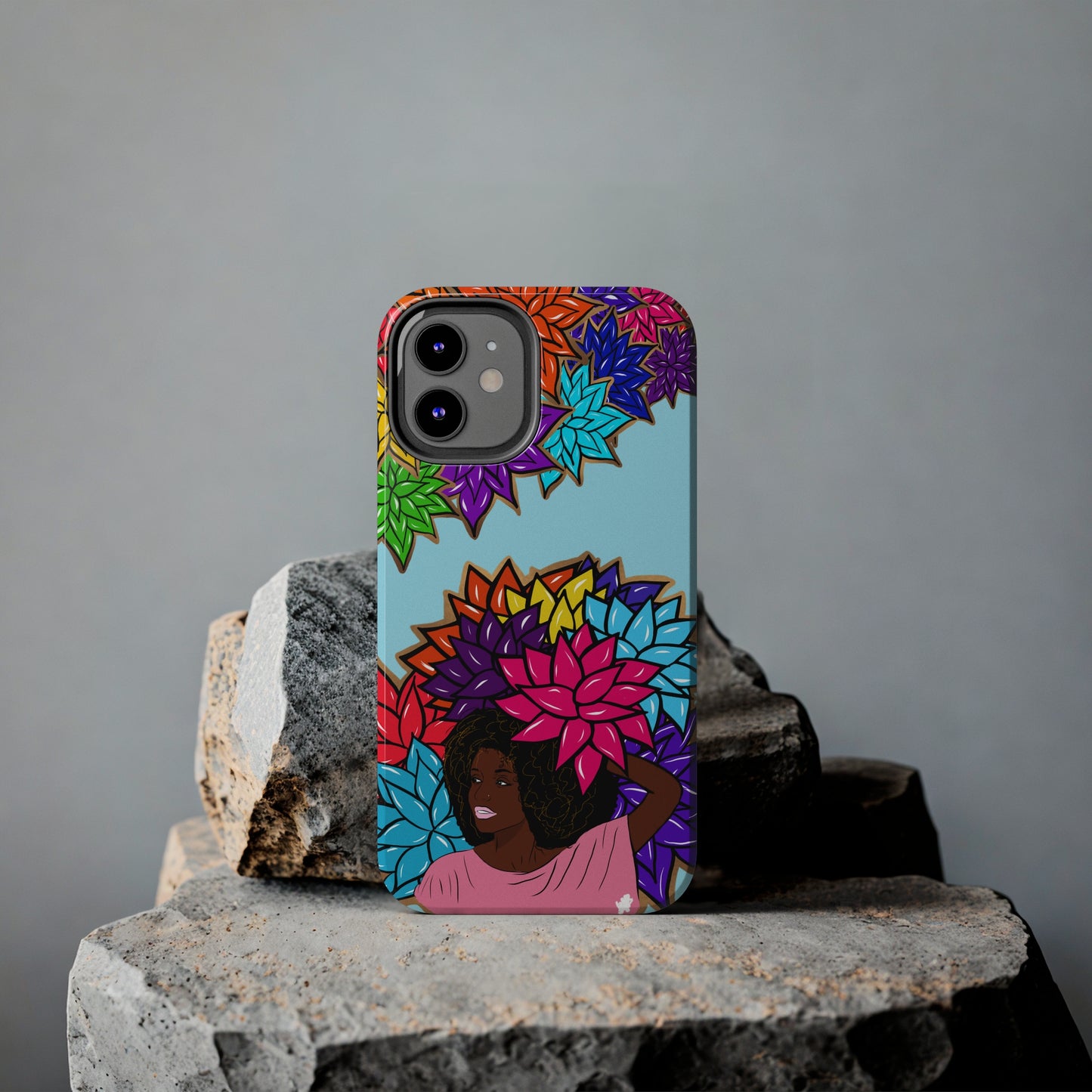 Beauty with Flowers - Tough Phone Cases