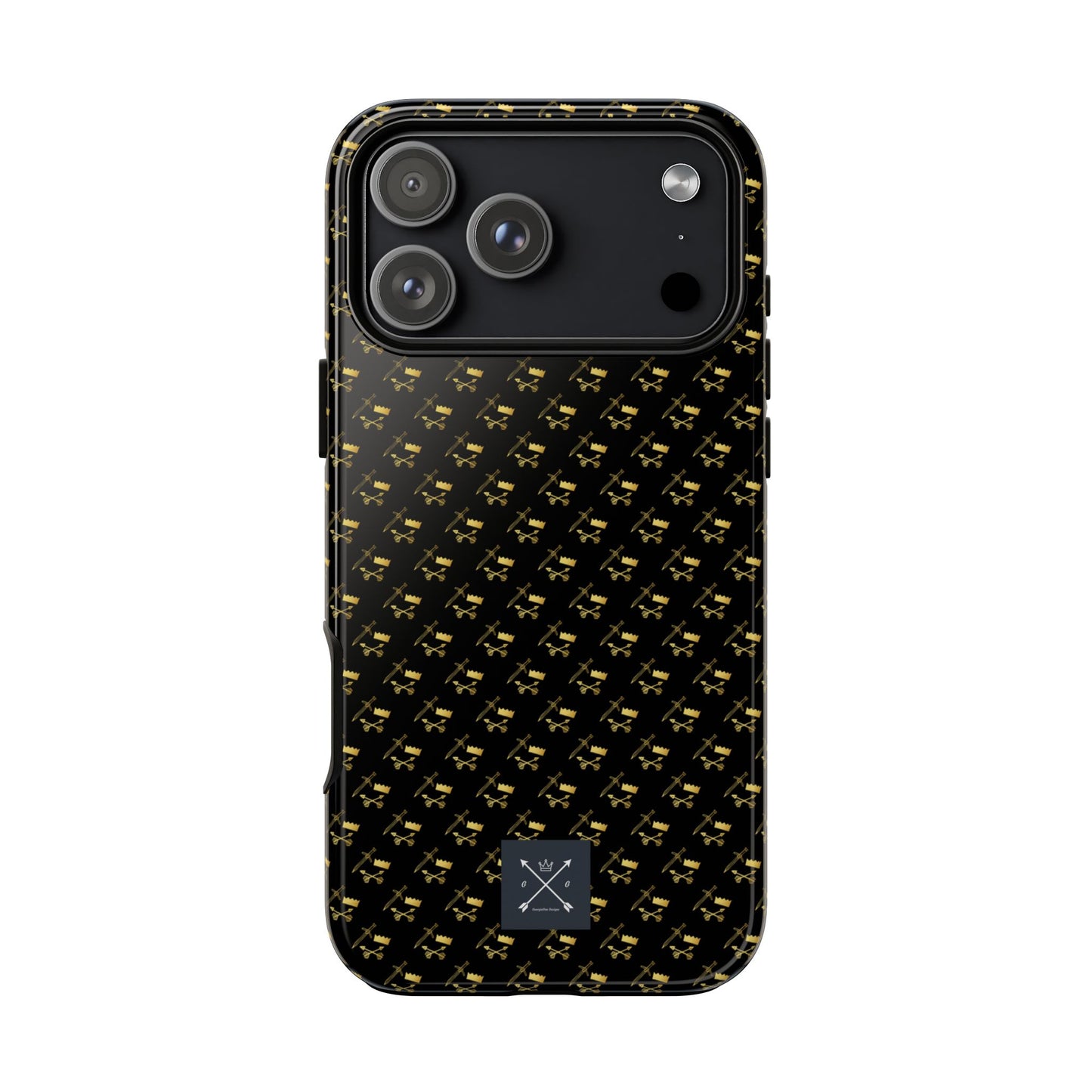 Gold and Bold Warrior Pattern - Tough Phone Cases