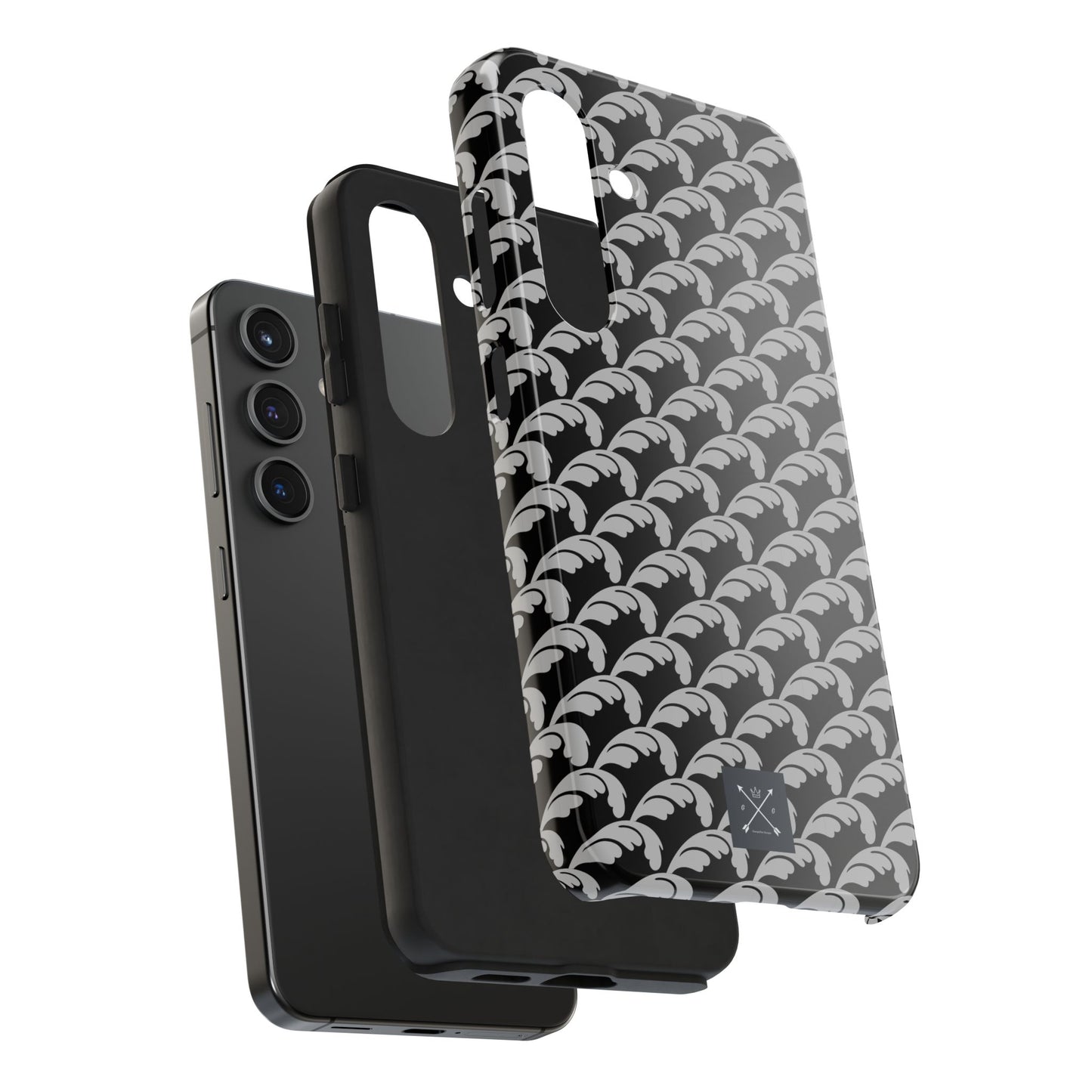 Beautiful Beloved One Flourish (silver/black) - Tough Phone Cases
