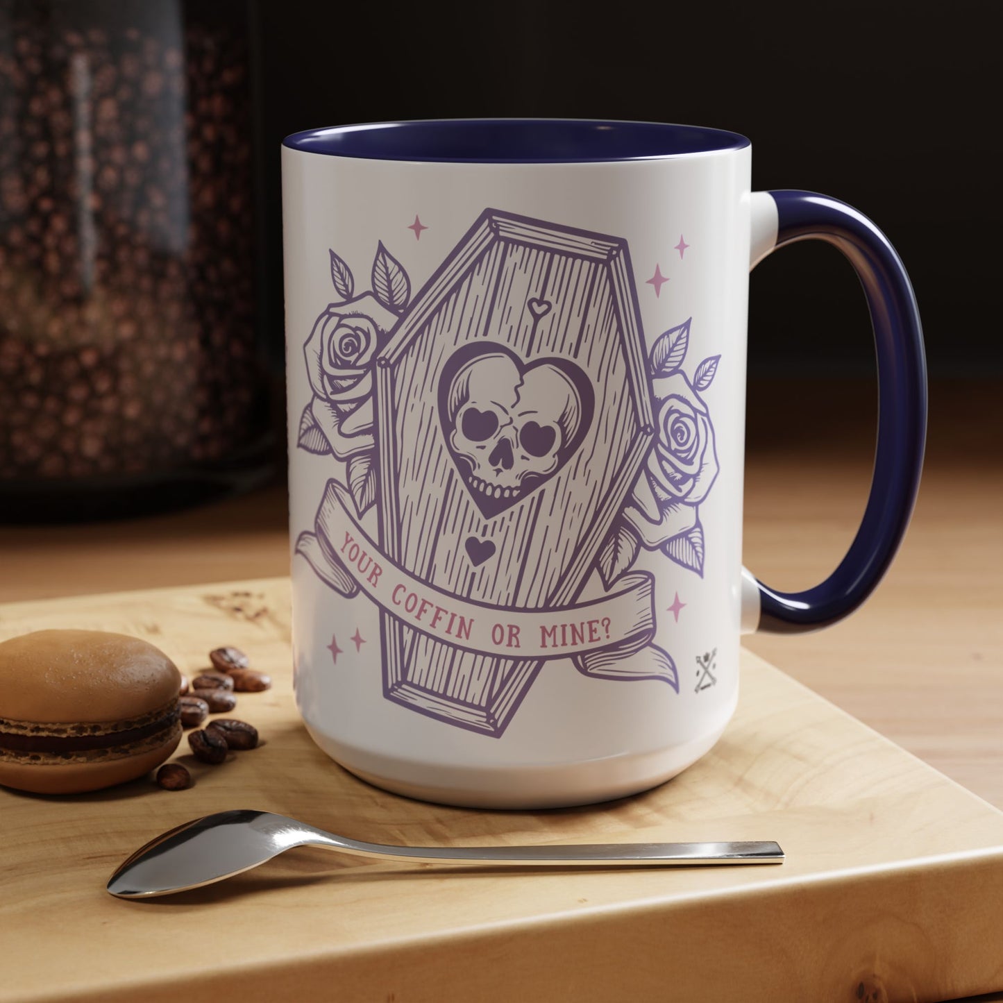Your Coffin or Mine? - Accent Coffee Mug (11, 15oz)