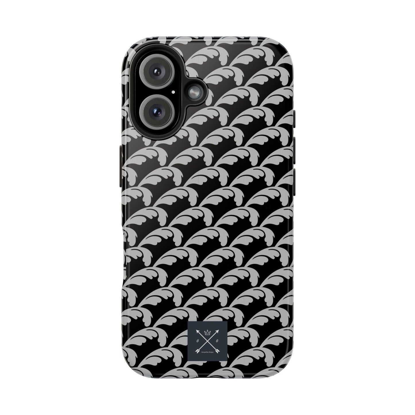Beautiful Beloved One Flourish (silver/black) - Tough Phone Cases
