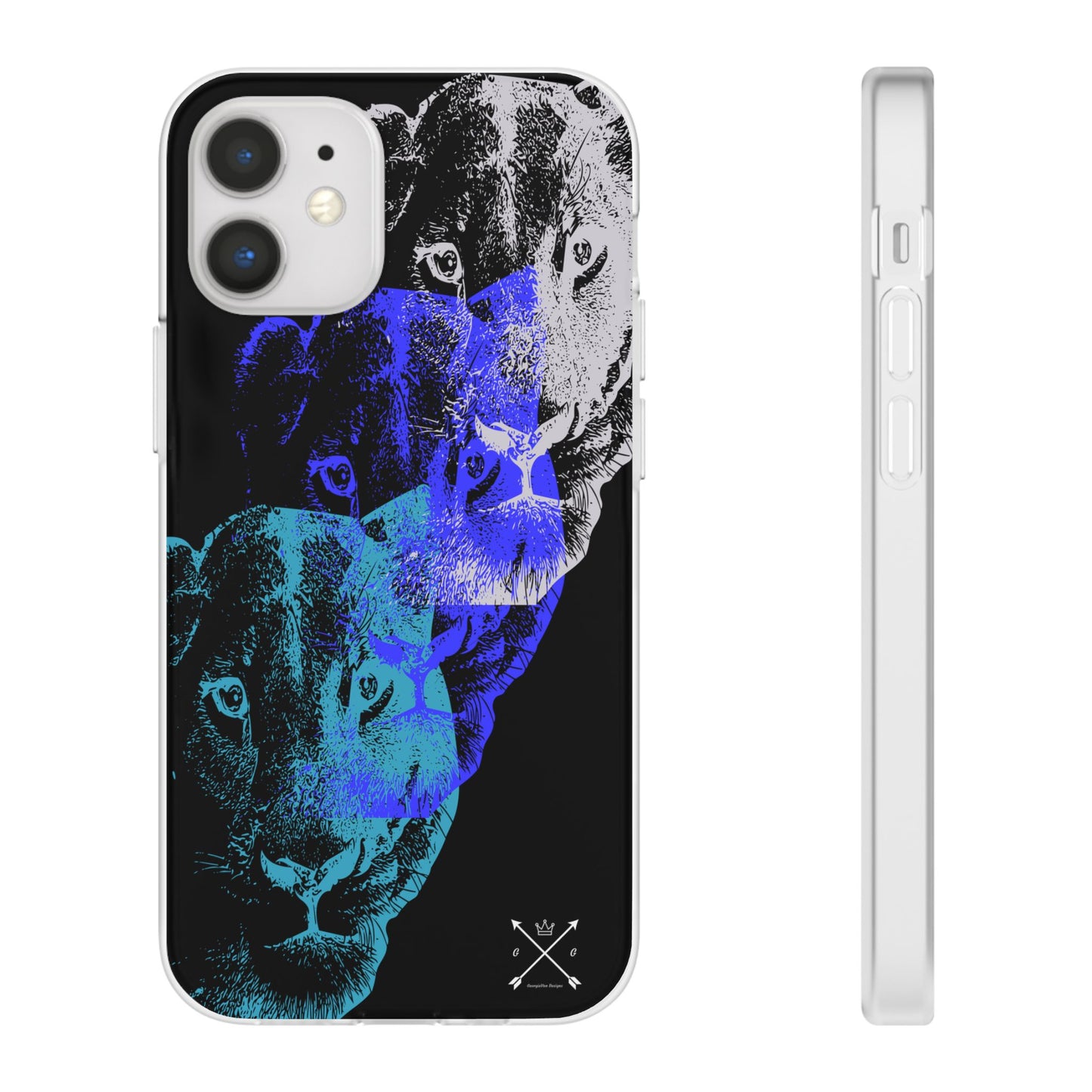 Lioness Arising (black/blue/silver) - Flexi Cases