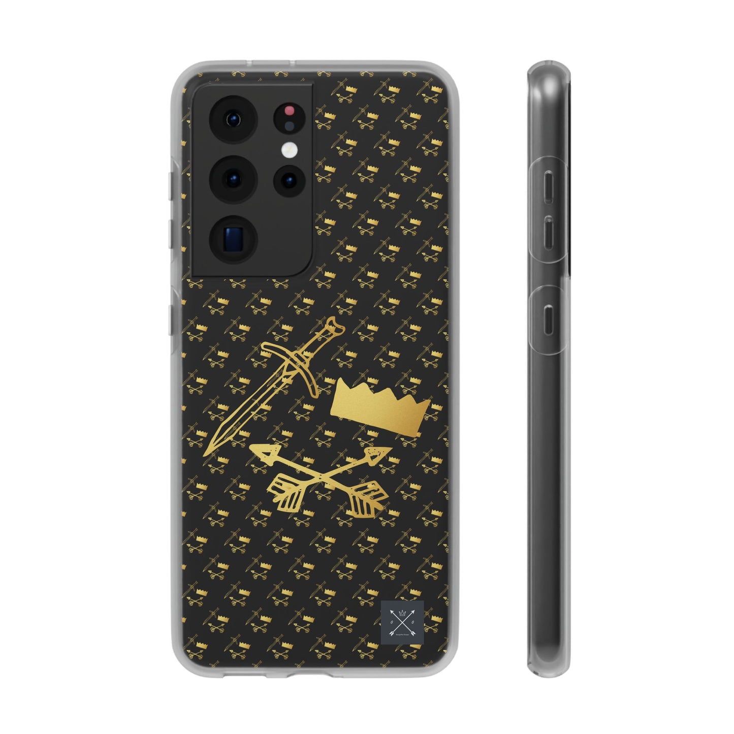 Gold and Bold Warrior - Flexi  Phone Cases