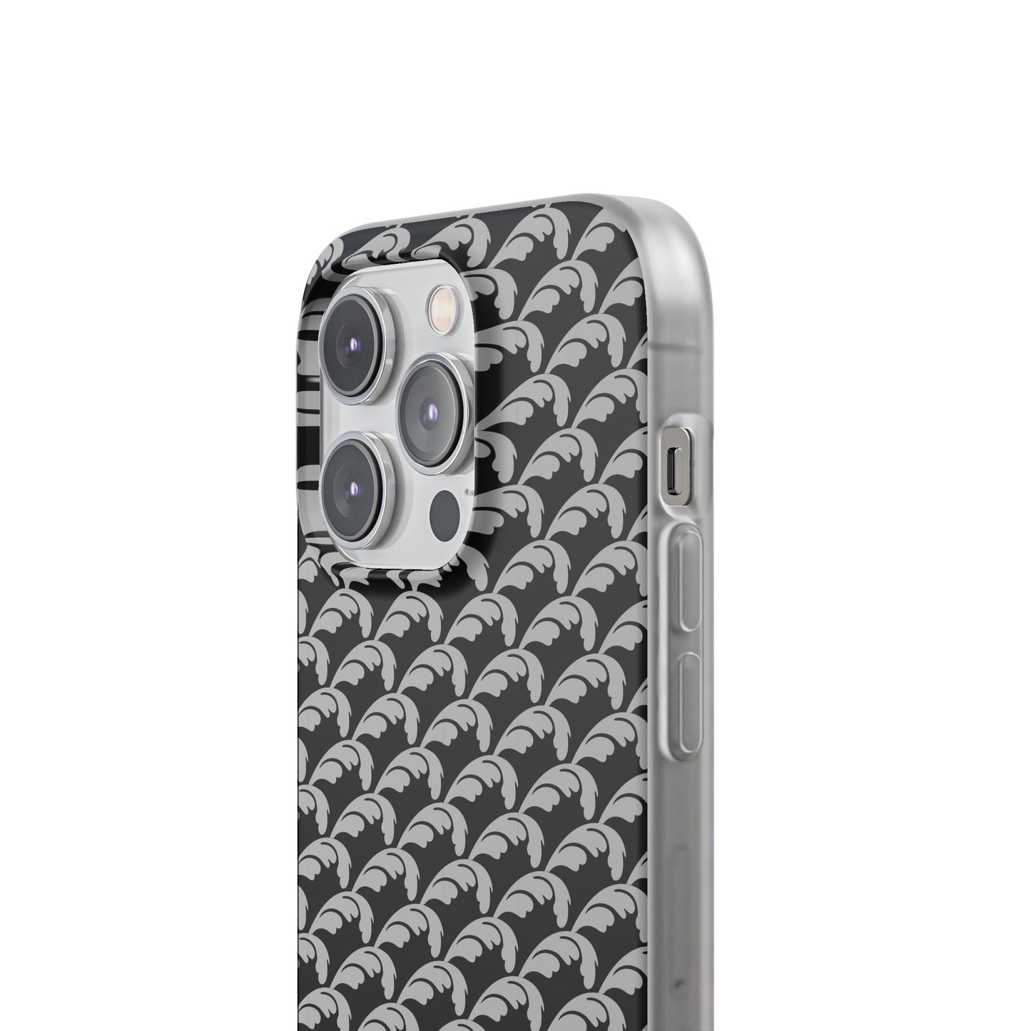 Beautiful Beloved Flourish (silver/black) - Flexi Phone Cases