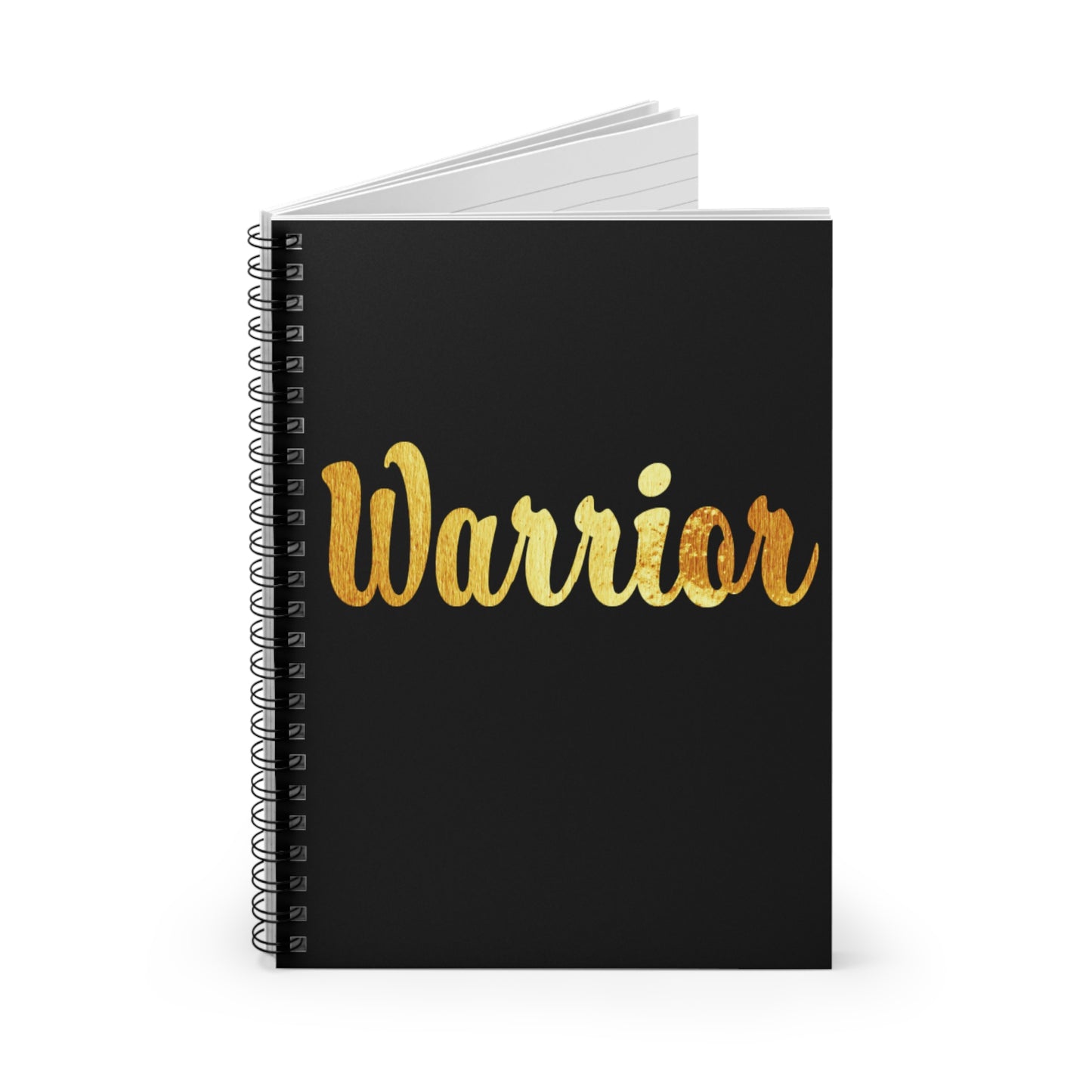 Gold and Bold Warrior - Spiral Notebook - Ruled Line