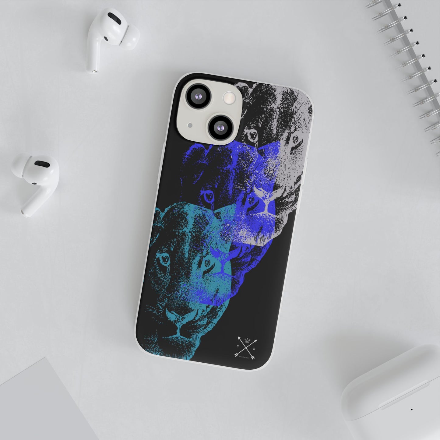 Lioness Arising (black/blue/silver) - Flexi Cases