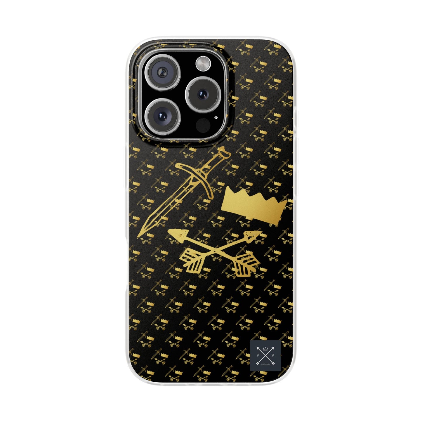 Gold and Bold Warrior - Flexi  Phone Cases