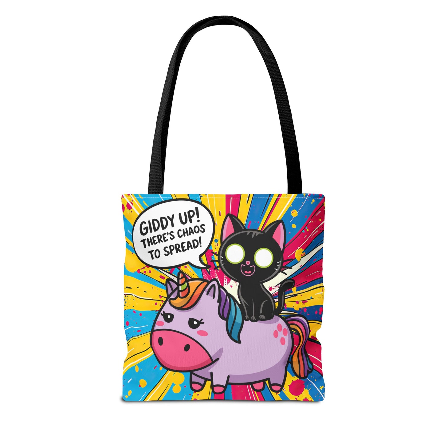 Giddy Up There's Chaos To Spread- Tote Bag
