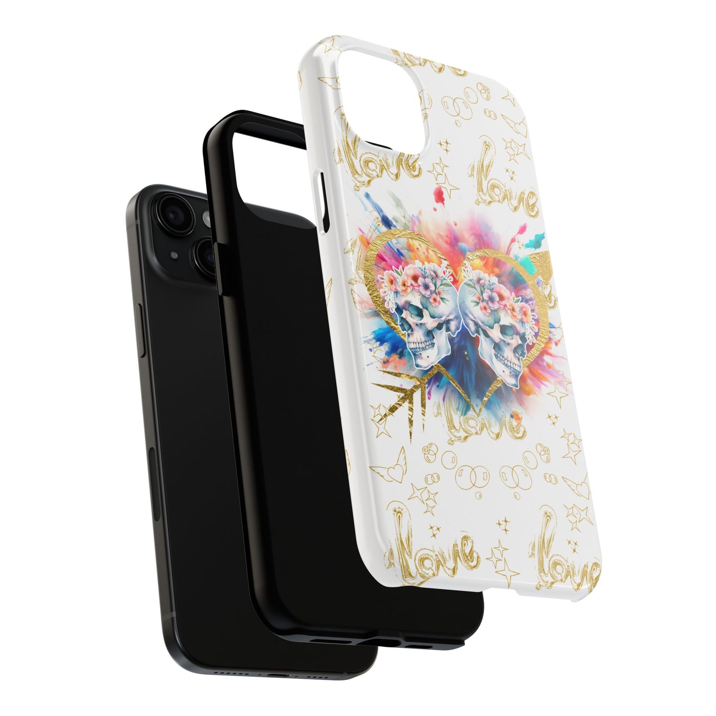 Love is Golden Watercolor - Tough Phone Cases