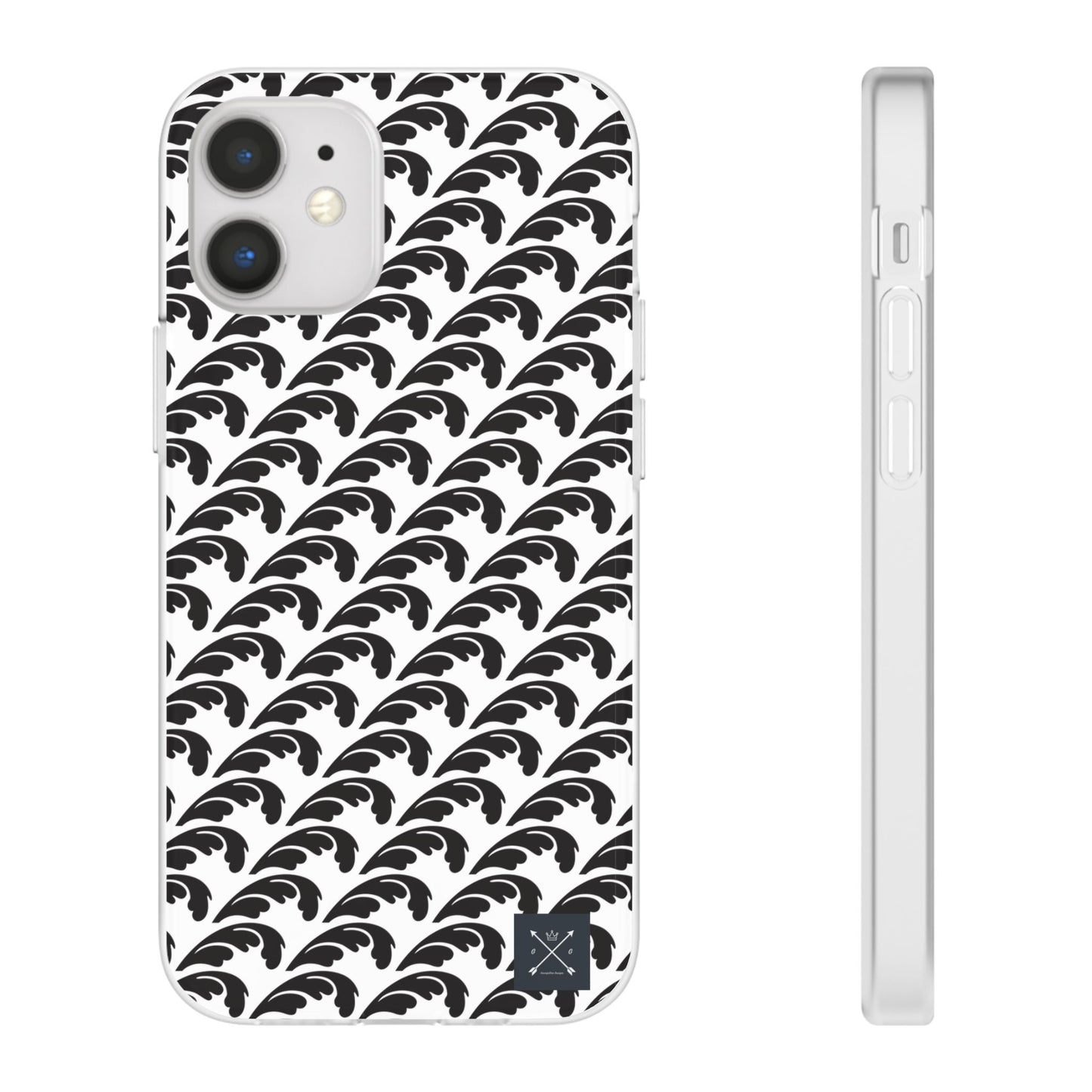Beautiful Beloved Flourish (black/white) - Flexi Cases