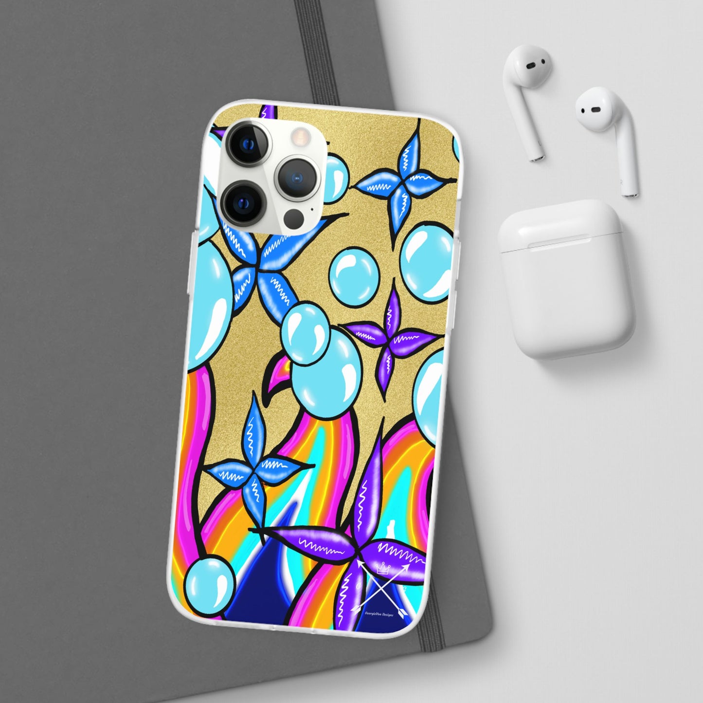 Bubble Rave (multi-colored)- Flexi Phone Cases
