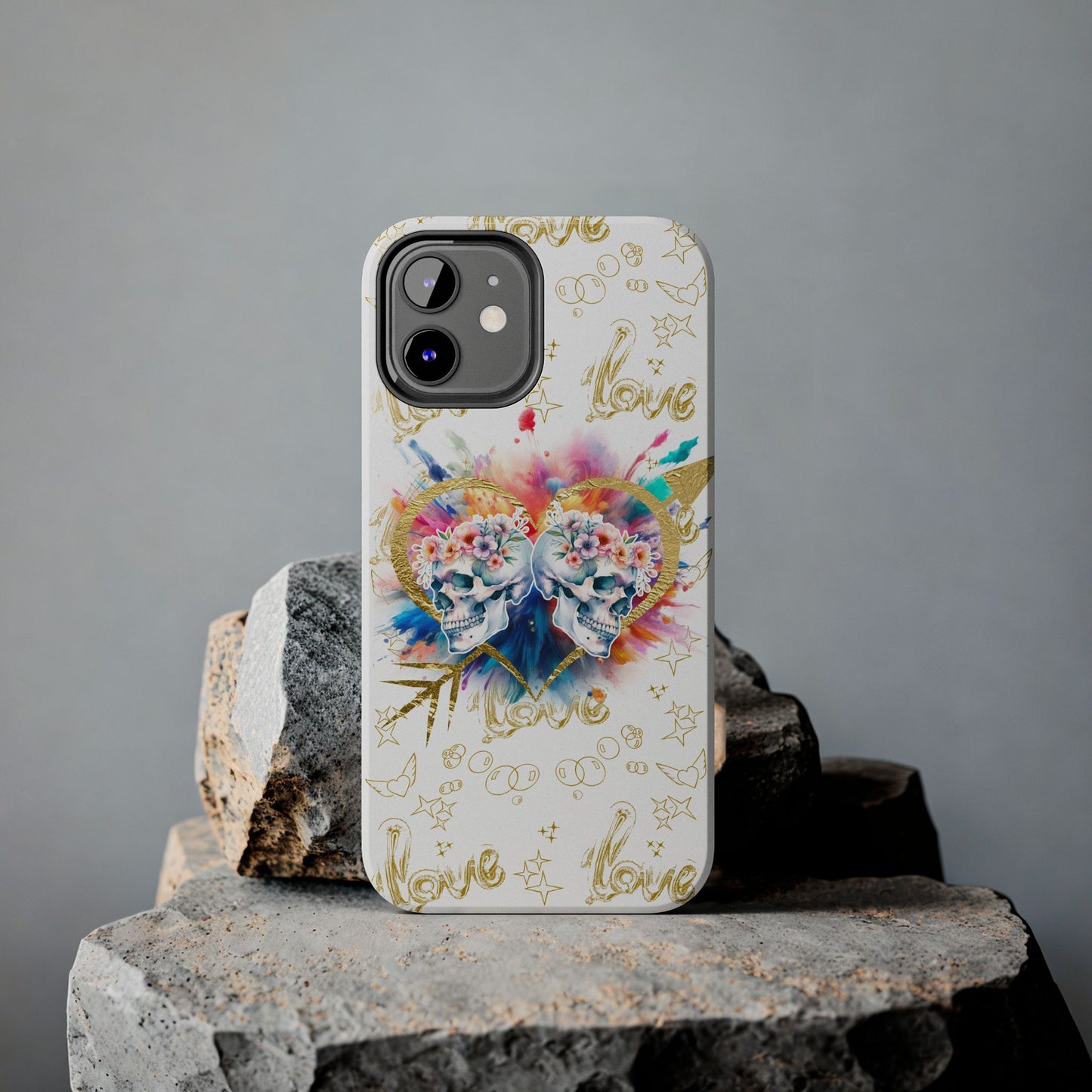 Love is Golden Watercolor - Tough Phone Cases