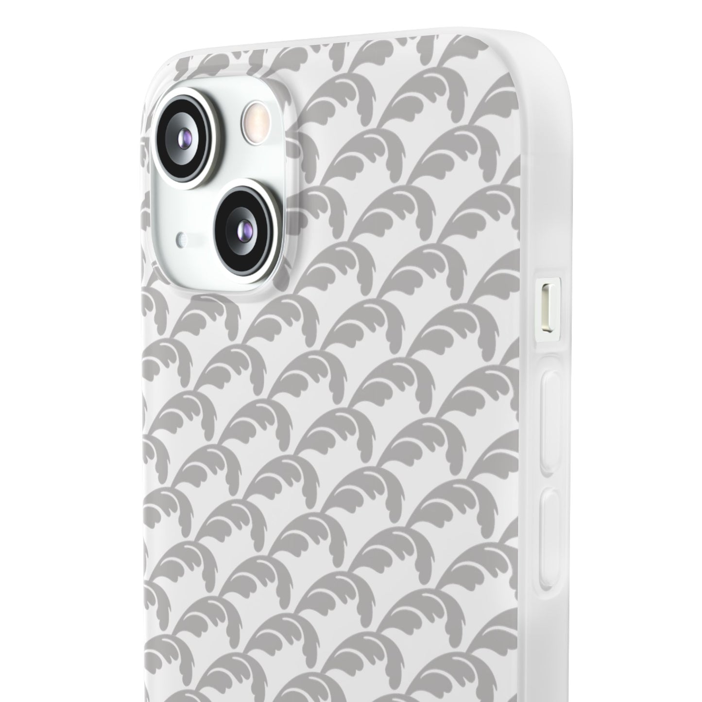 Beautiful Beloved Flourish (silver/white) - Flexi Phone Cases