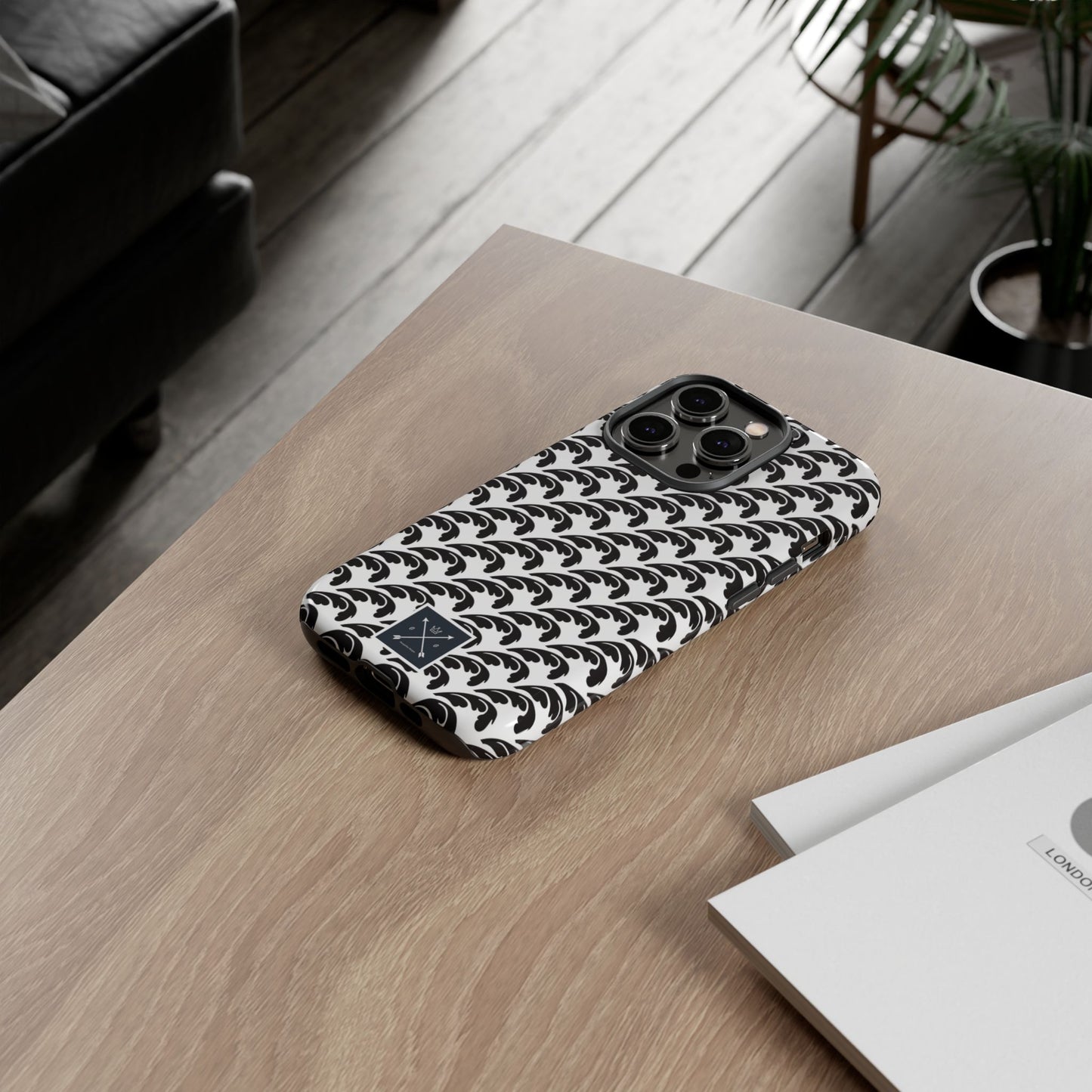 Beautiful Beloved One Flourish (black/white) - Tough Phone Cases