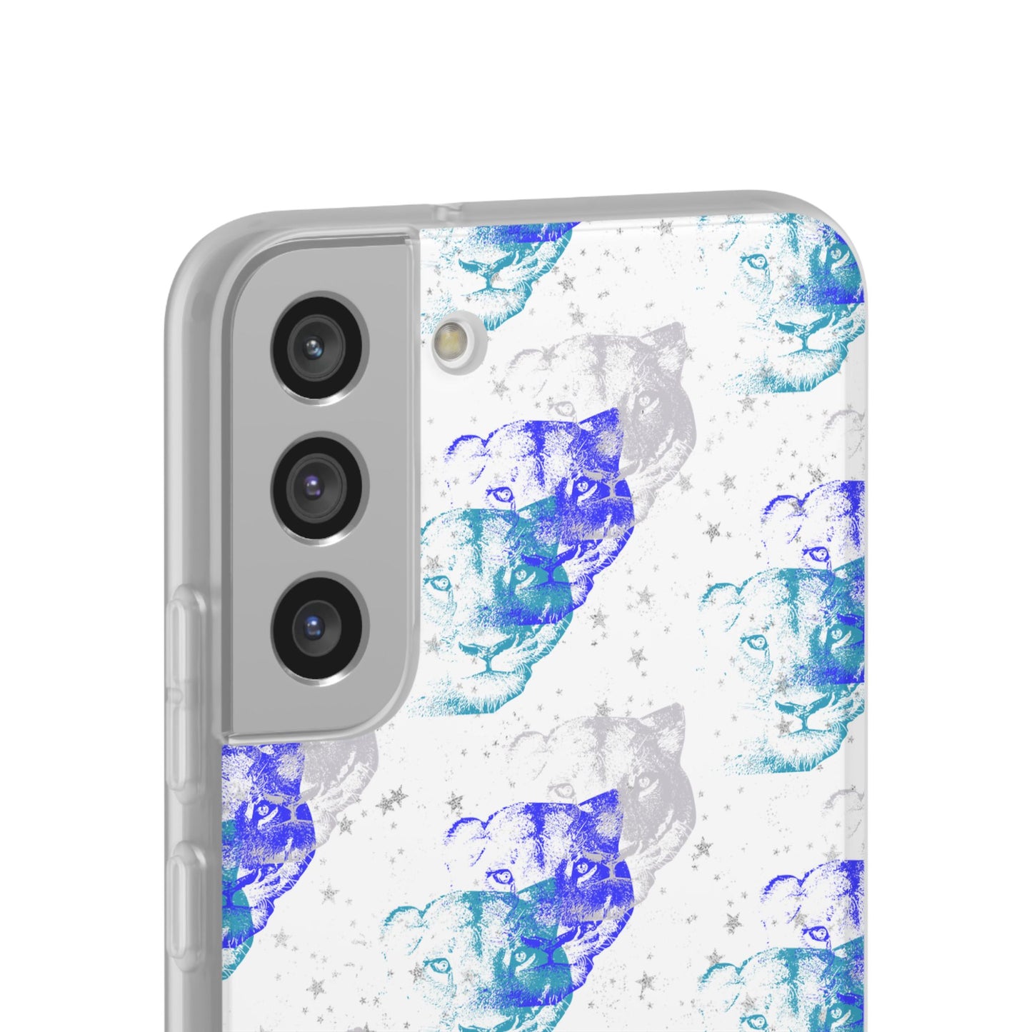 Lioness Arising (white/blue) - Flexi Phone Cases