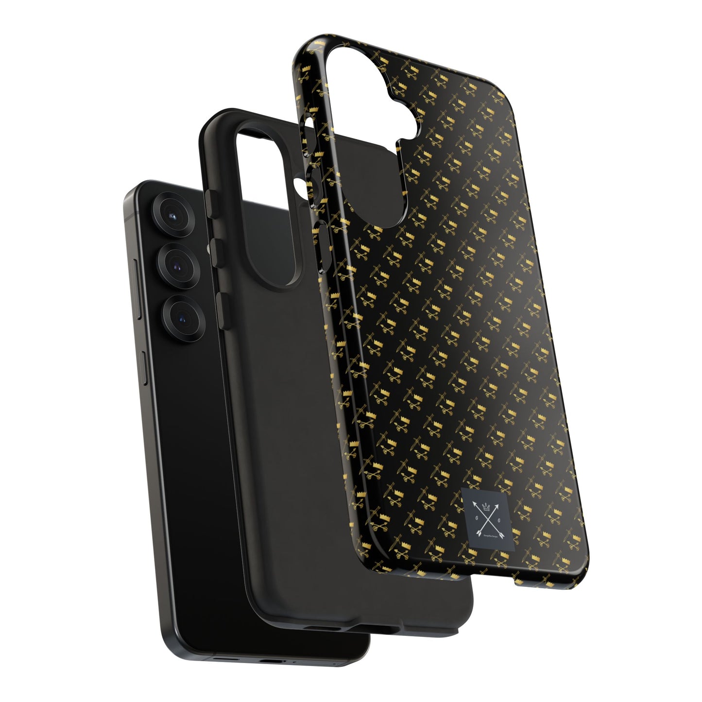 Gold and Bold Warrior Pattern - Tough Phone Cases