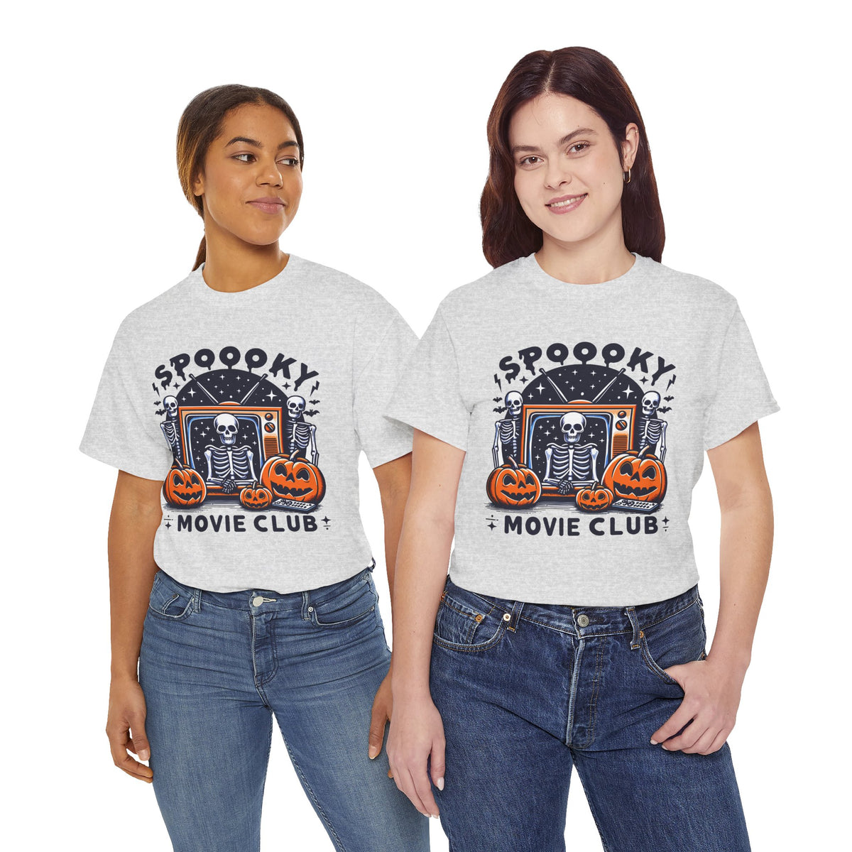 Spooky Movie Club -  Unisex Cotton Tee