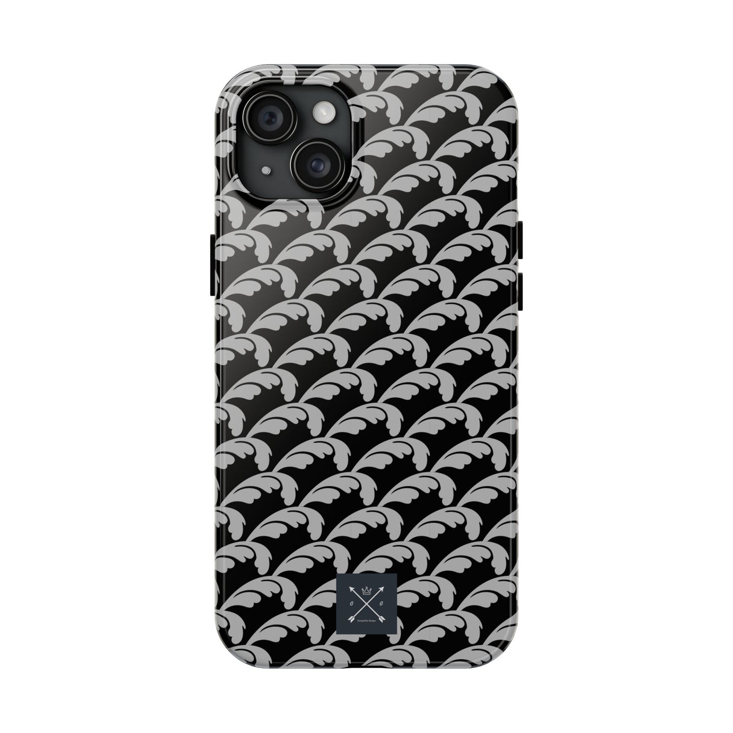 Beautiful Beloved One Flourish (silver/black) - Tough Phone Cases