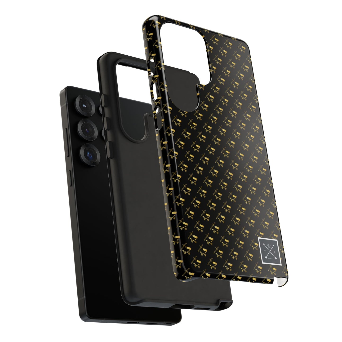 Gold and Bold Warrior Pattern - Tough Phone Cases