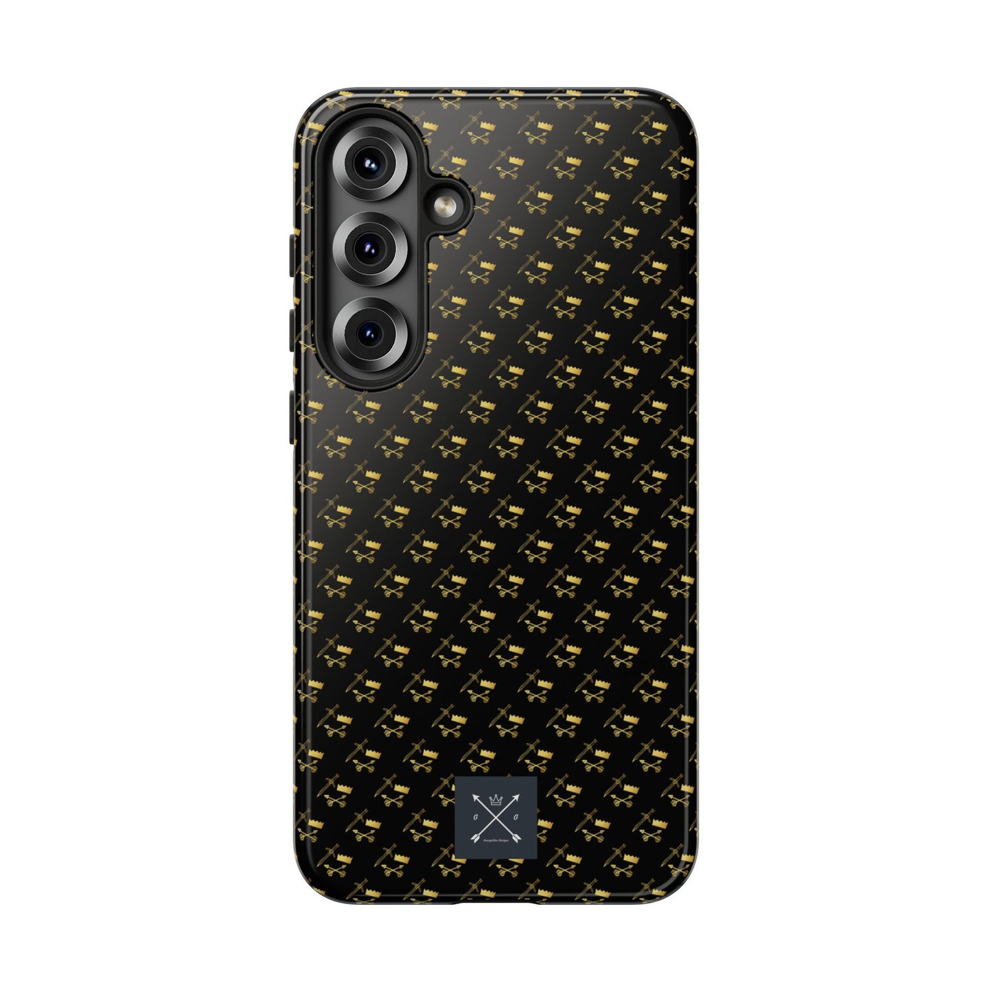 Gold and Bold Warrior Pattern - Tough Phone Cases