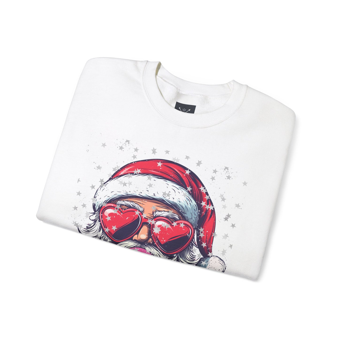 Retro Bubblegum Santa - Unisex Heavy Blend™ Crewneck Sweatshirt