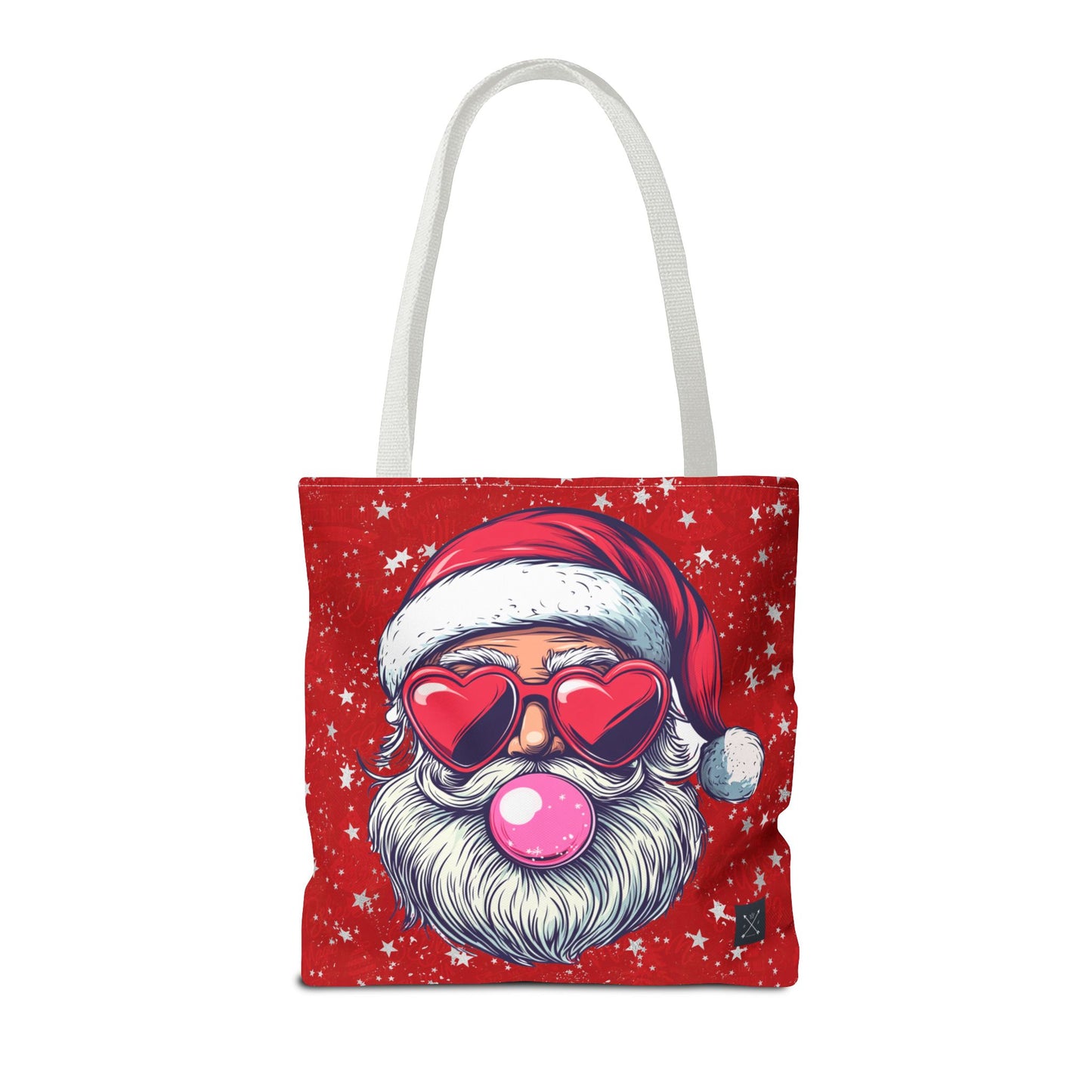 Retro Bubblegum Santa - Tote Bag (AOP)