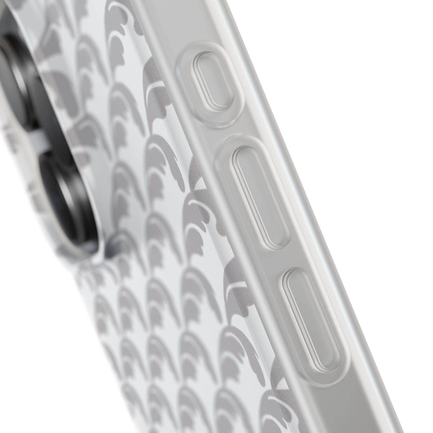Beautiful Beloved Flourish (silver/white) - Flexi Phone Cases