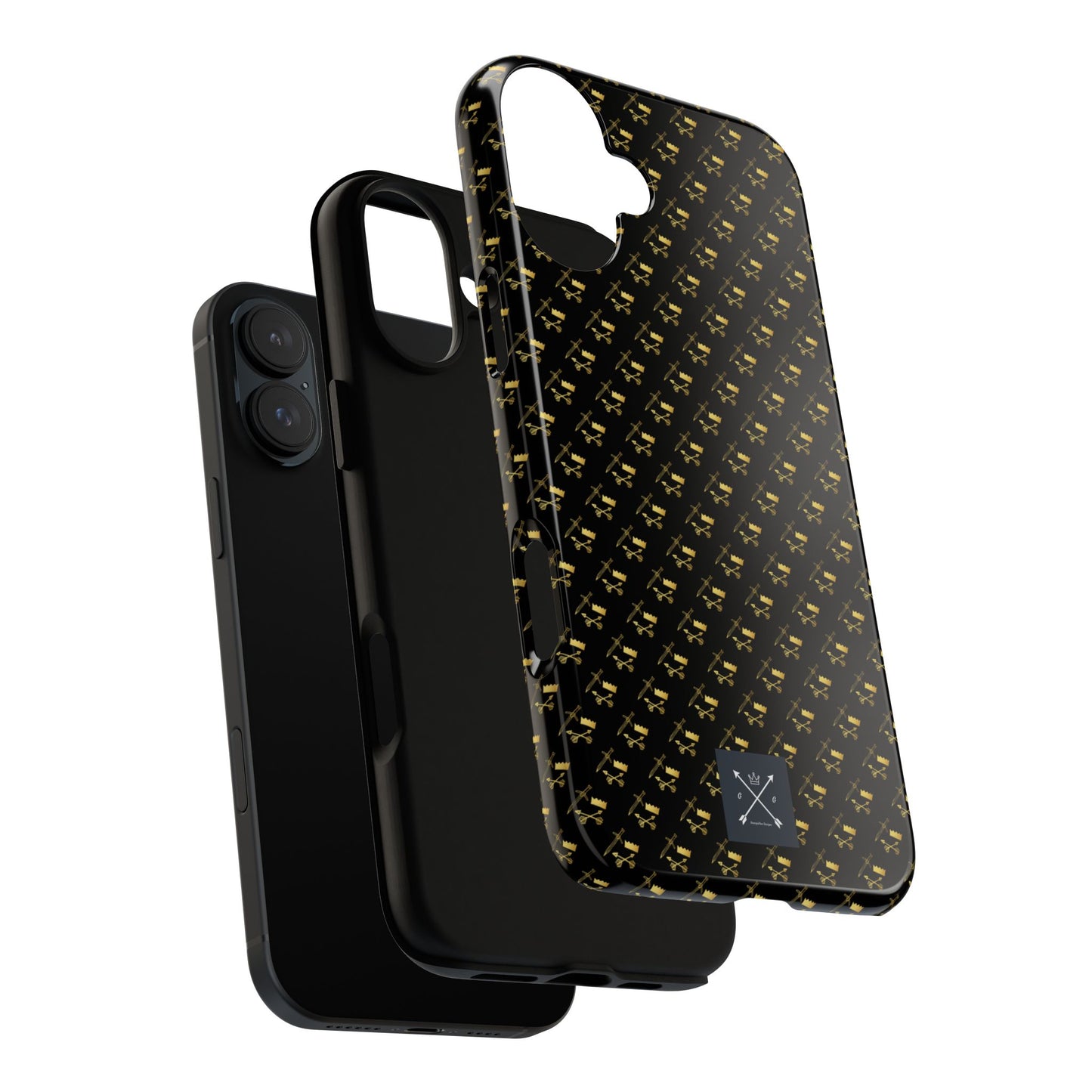 Gold and Bold Warrior Pattern - Tough Phone Cases