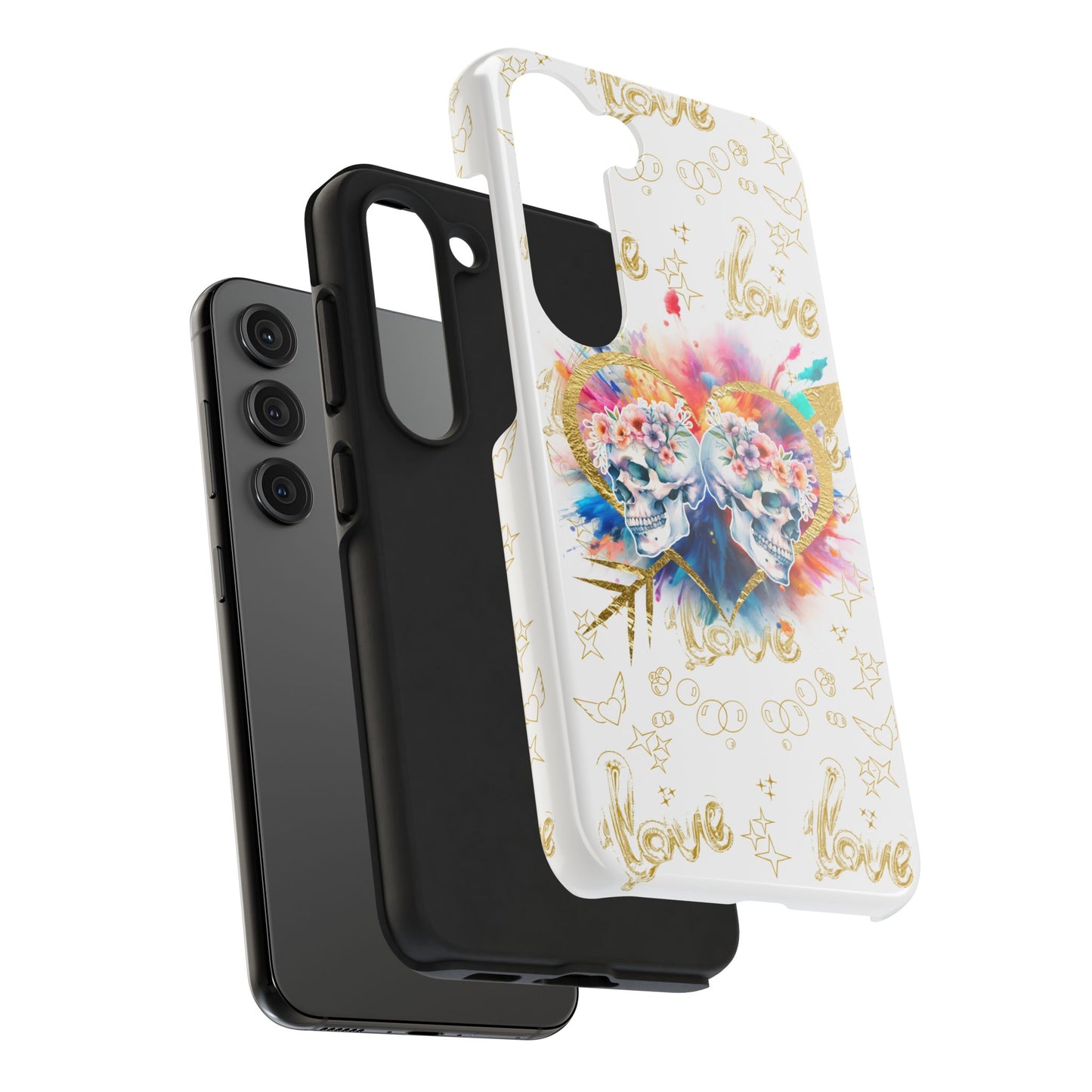 Love is Golden Watercolor - Tough Phone Cases