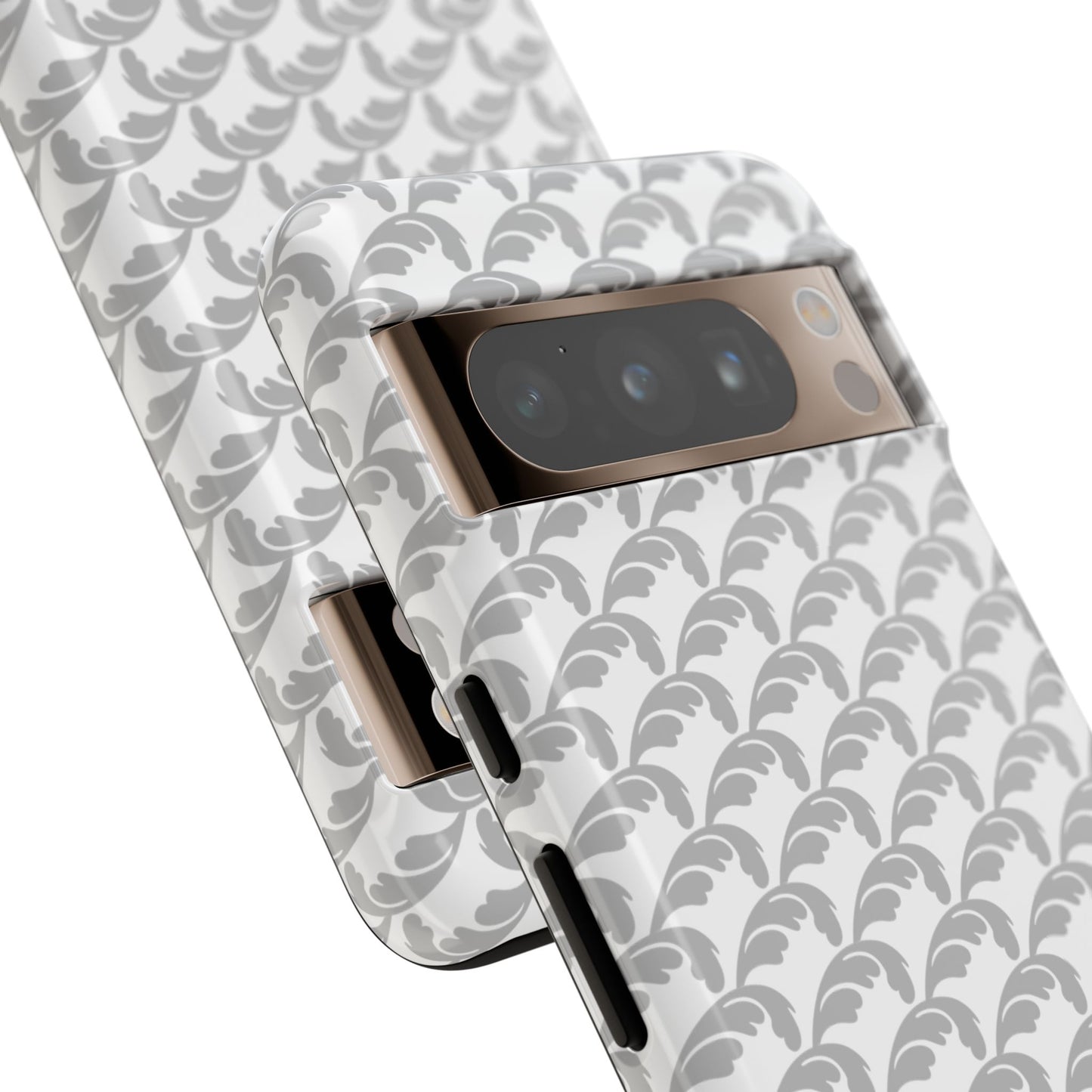 Beautiful Beloved Flourish (silver/white) - Tough Phone Cases
