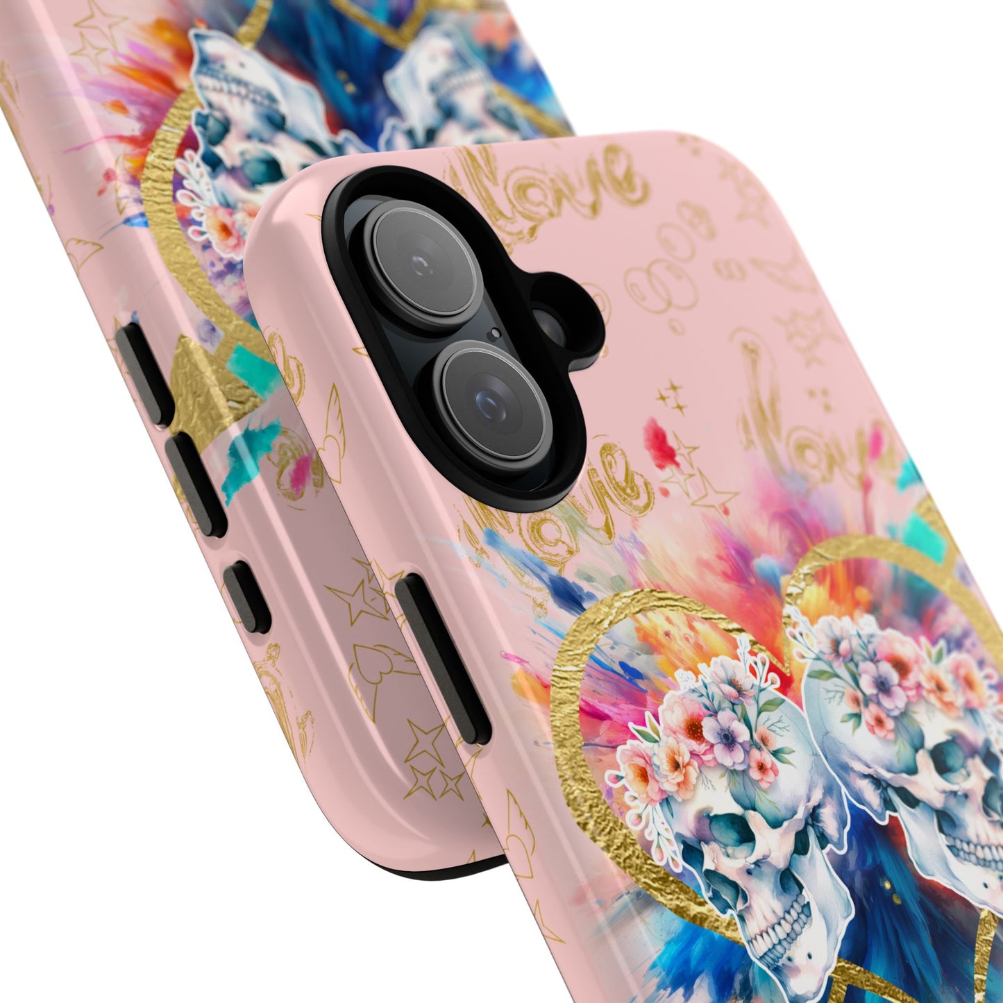 Love is Golden Watercolor (pink) - Tough Cases