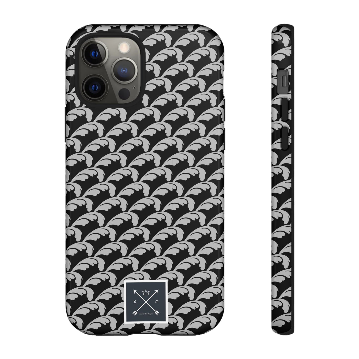 Beautiful Beloved One Flourish (black/silver) - Tough Phone Cases