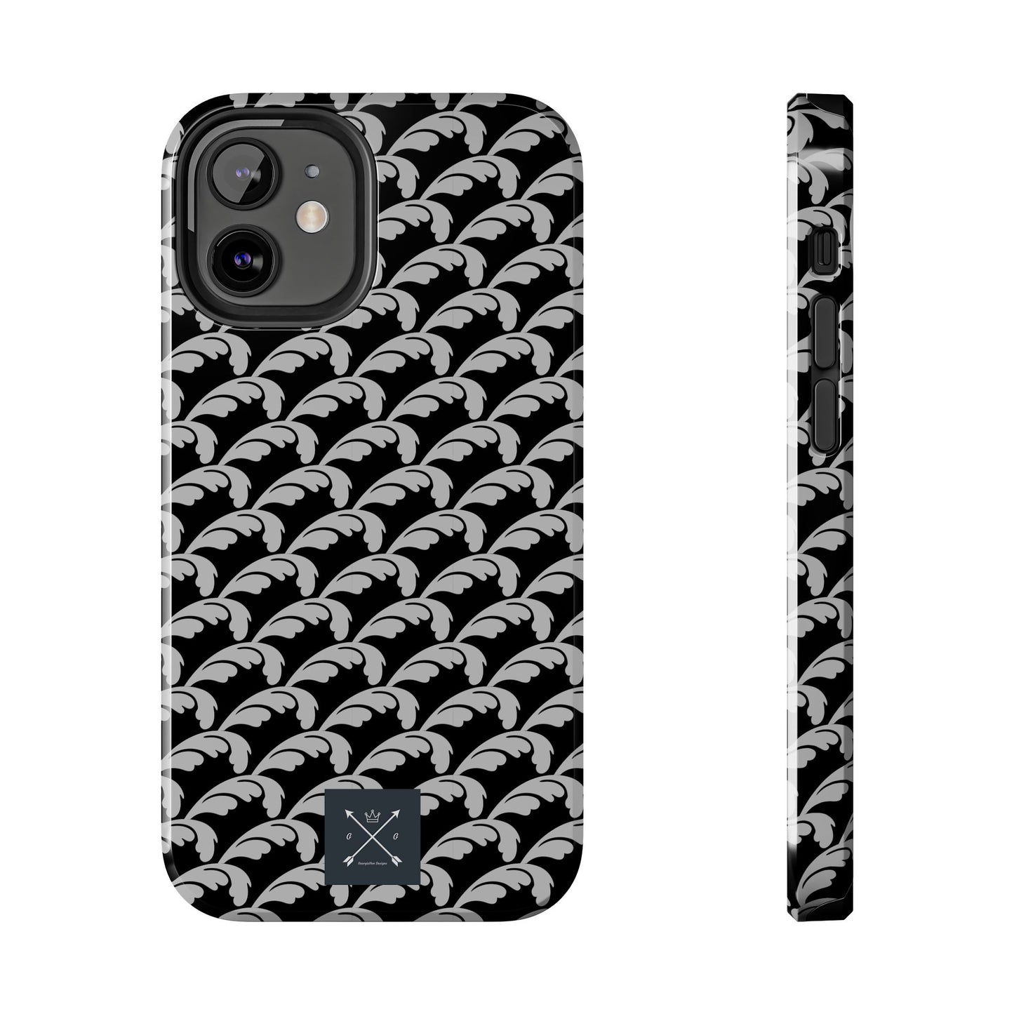 Beautiful Beloved One Flourish (silver/black) - Tough Phone Cases
