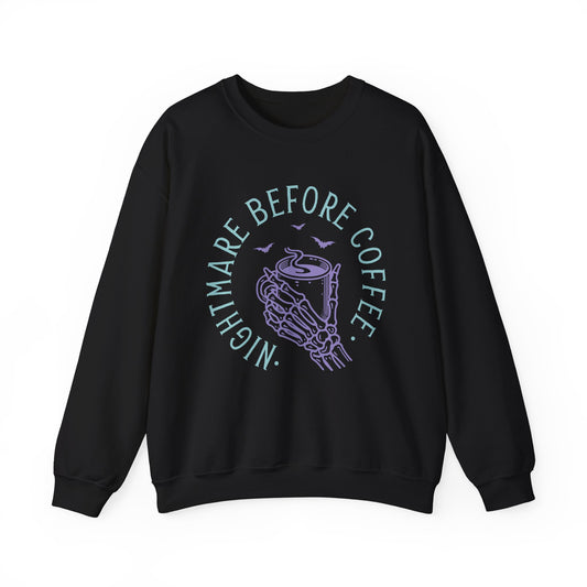 Nightmare Before Coffee - Unisex Heavy Blend™ Crewneck Sweatshirt