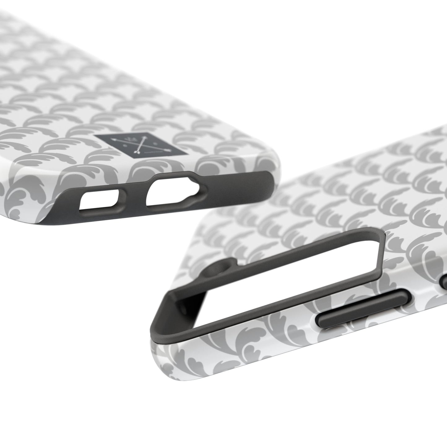 Beautiful Beloved Flourish (white/silver) - Tough Phone Cases