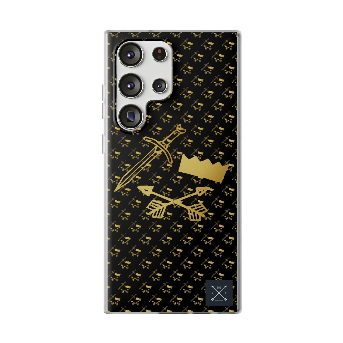 Gold and Bold Warrior - Flexi  Phone Cases