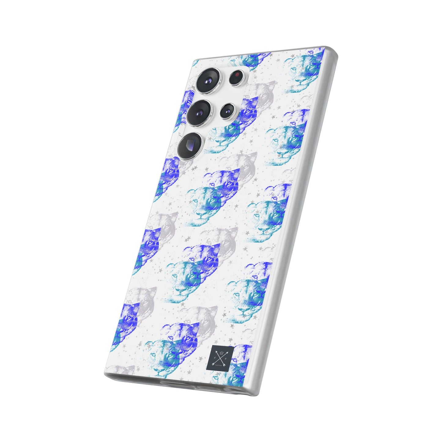 Lioness Arising (white/blue) - Flexi Phone Cases