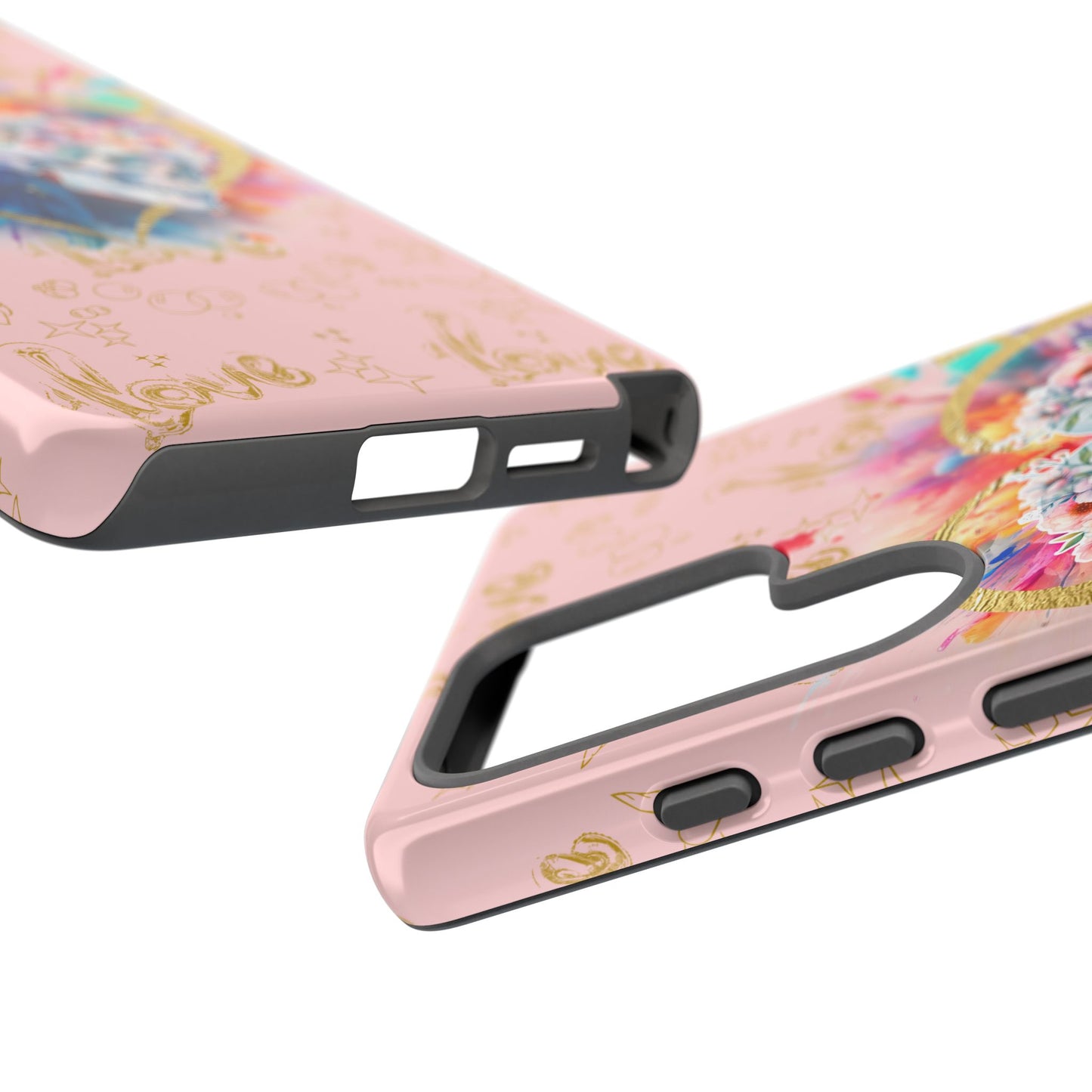 Love is Golden Watercolor (pink) - Tough Cases